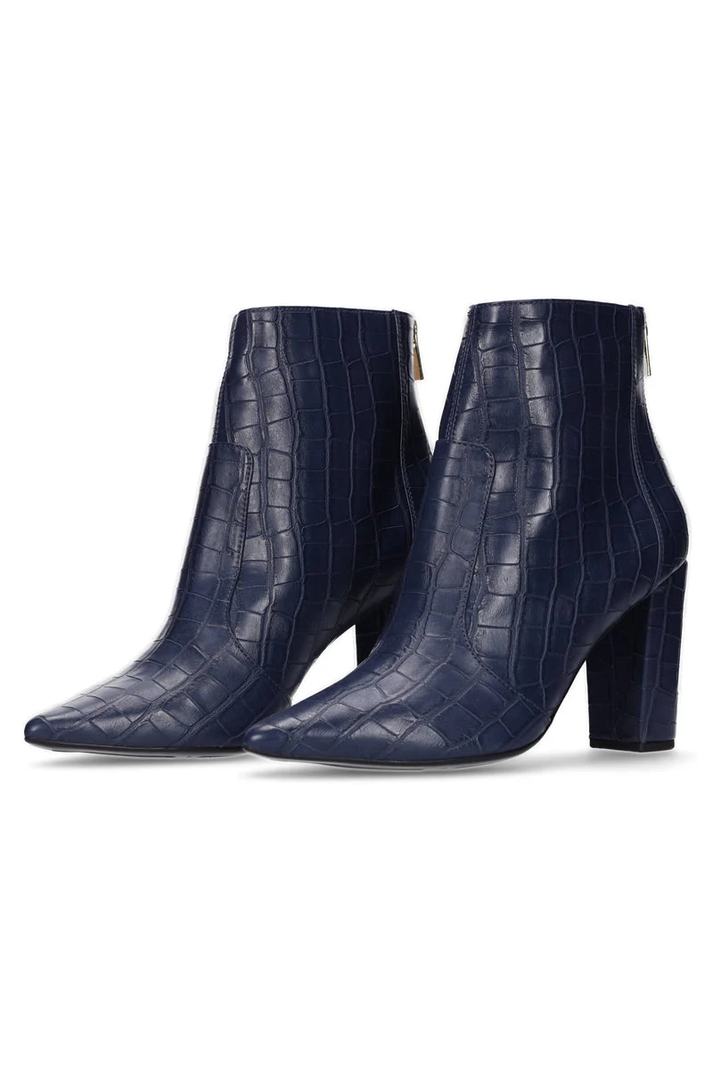 Sophia Boot Navy Croc - Image 2