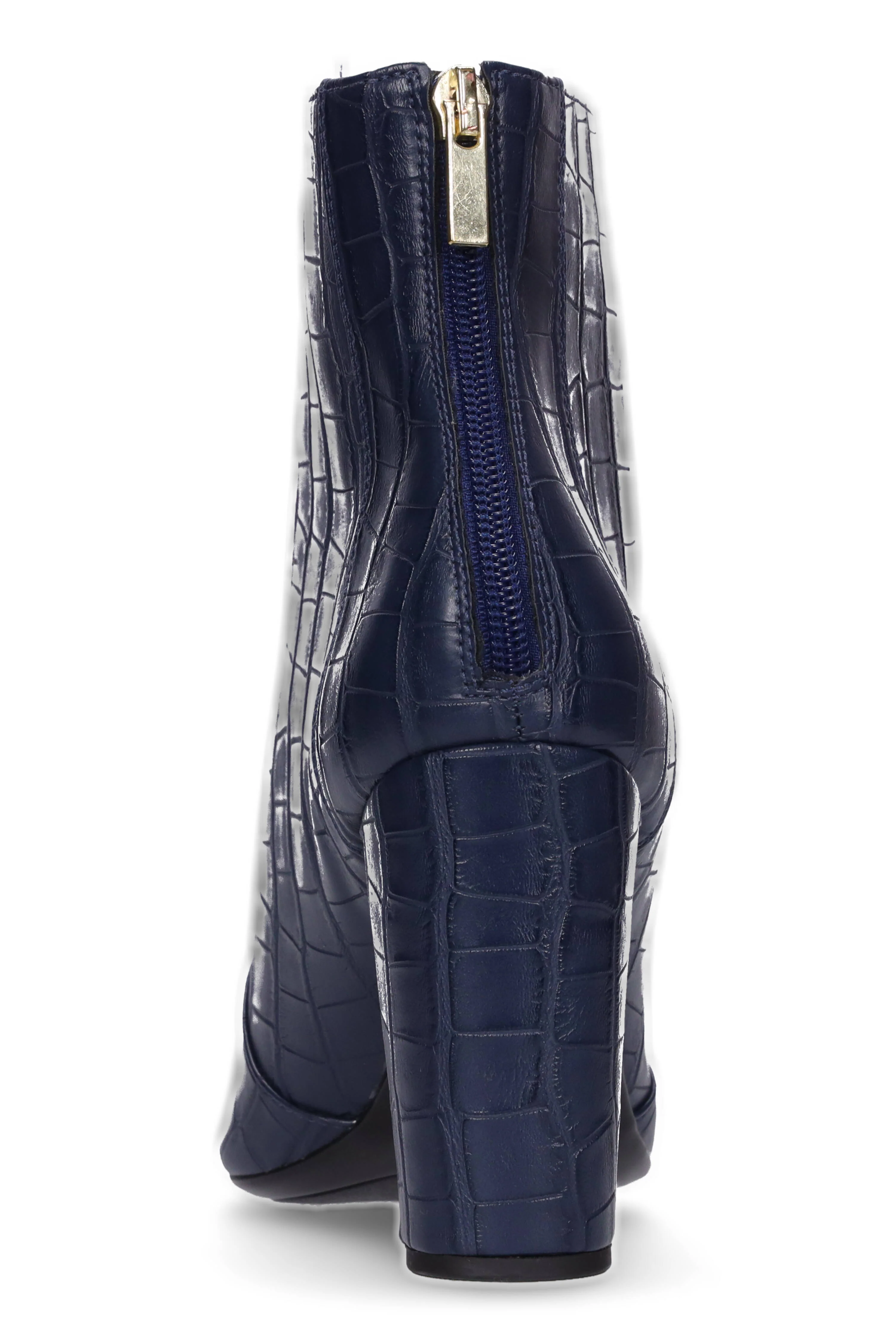 Sophia Boot Navy Croc - Image 5
