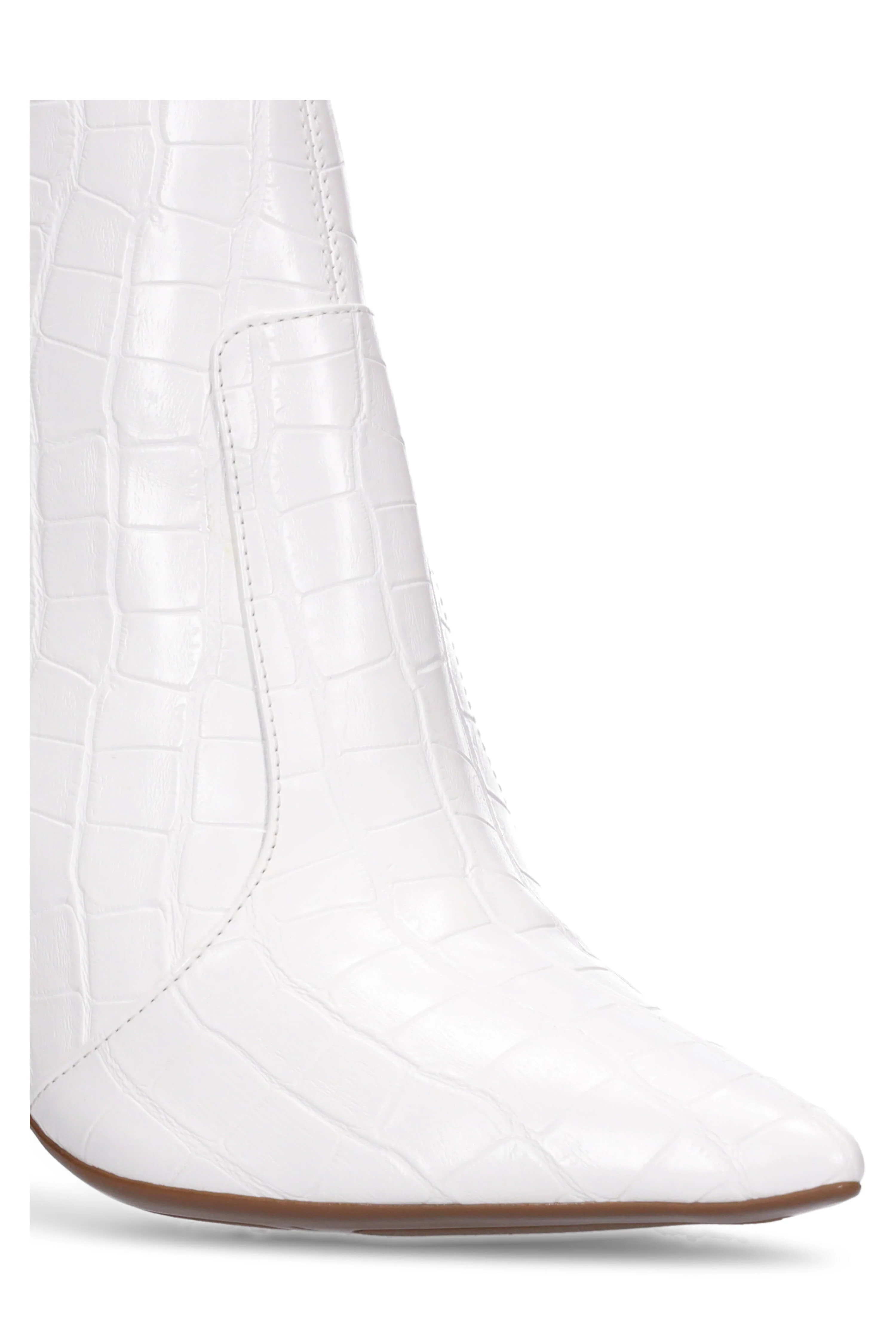 Sophia Boot White Croc - Image 7