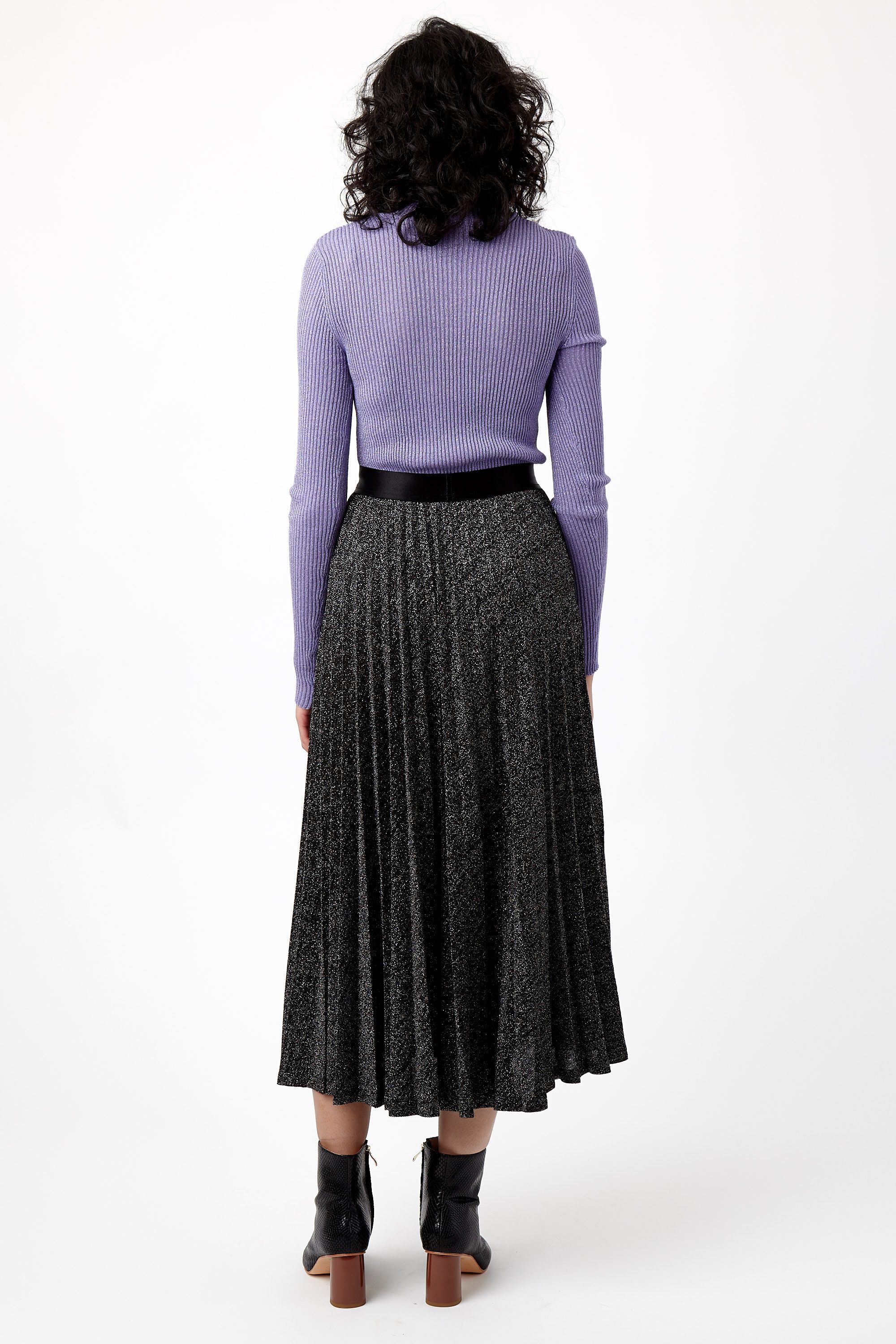 Sparkley Skirt - Black - Image 3