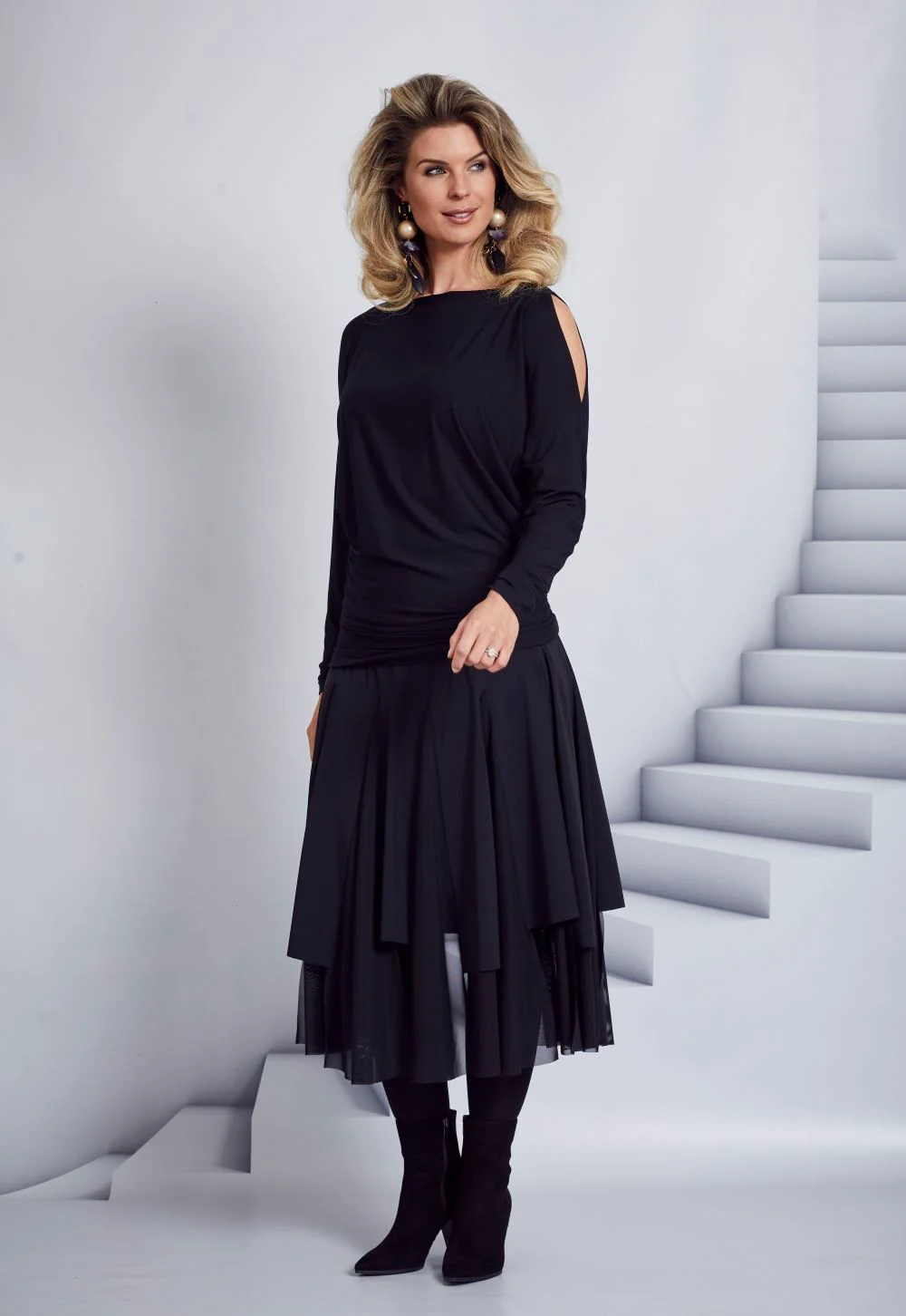 Paula Ryan Split Sleeve Top
