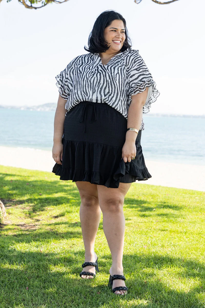 Stella Royal Scarlett Top - Zebra - Image 2