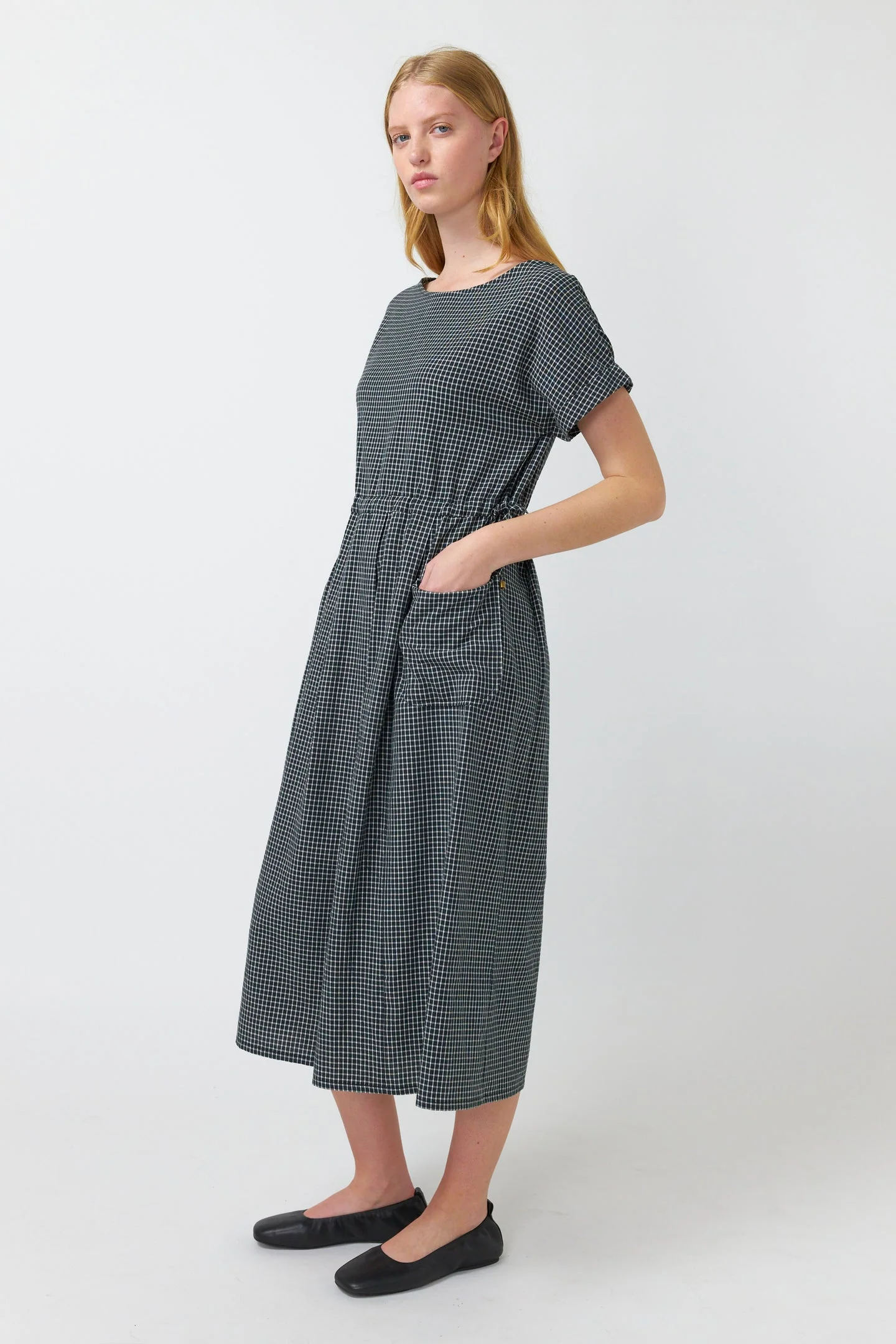 Sylvester Atlas Dress - Black - Image 5