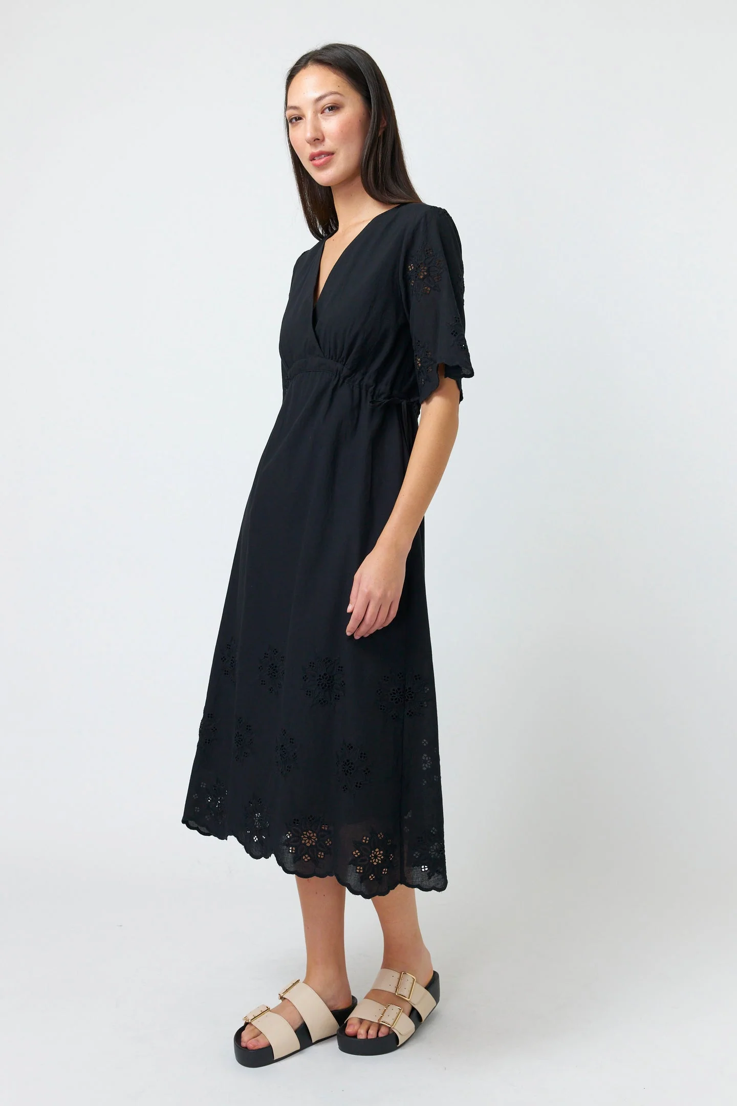 Sylvester Broderie Dress Black - Image 4
