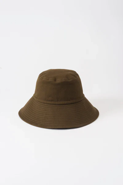 Sylvester Denim Bucket Hat - Khaki