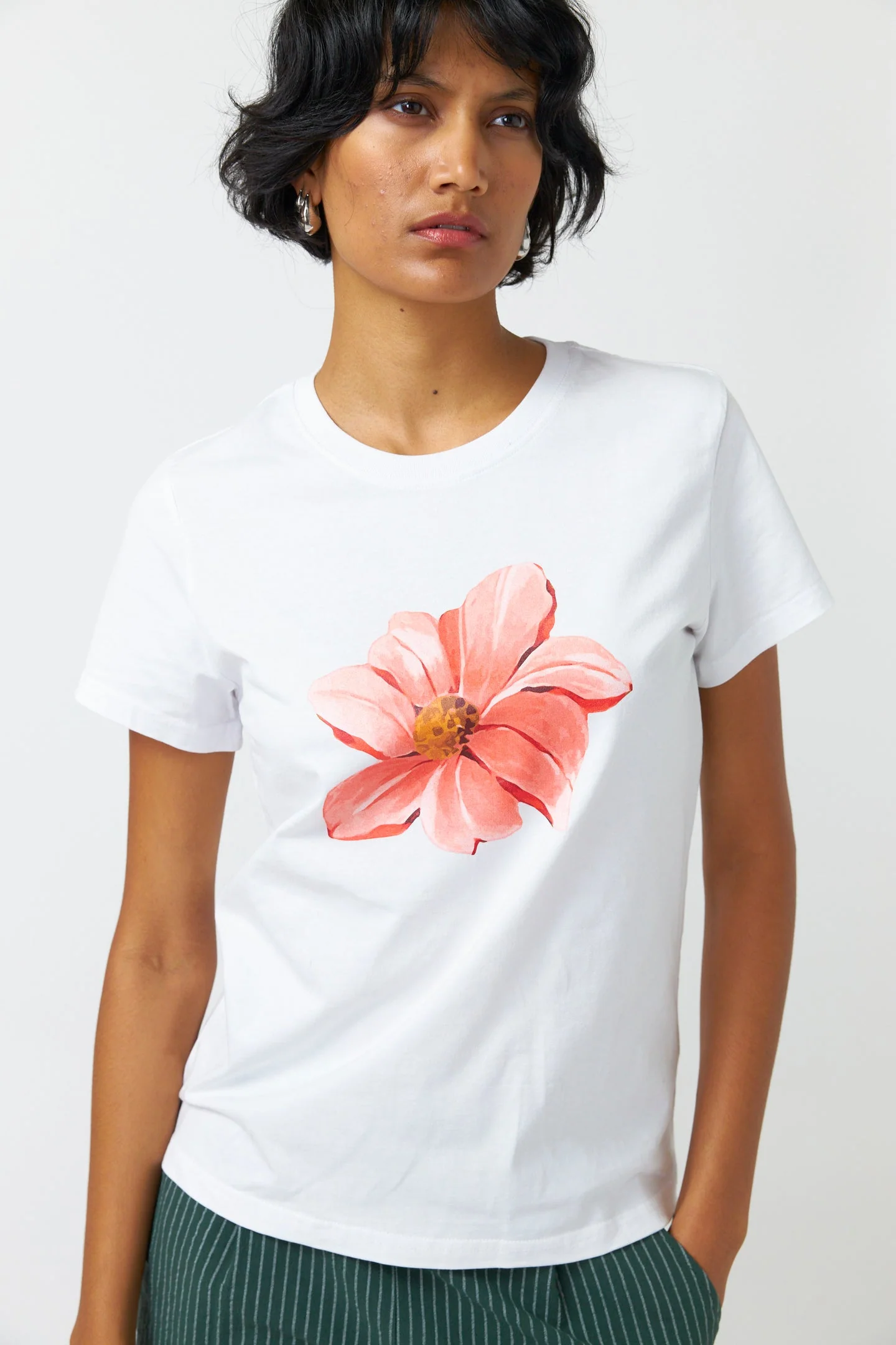 Sylvester Painted T-Shirt White