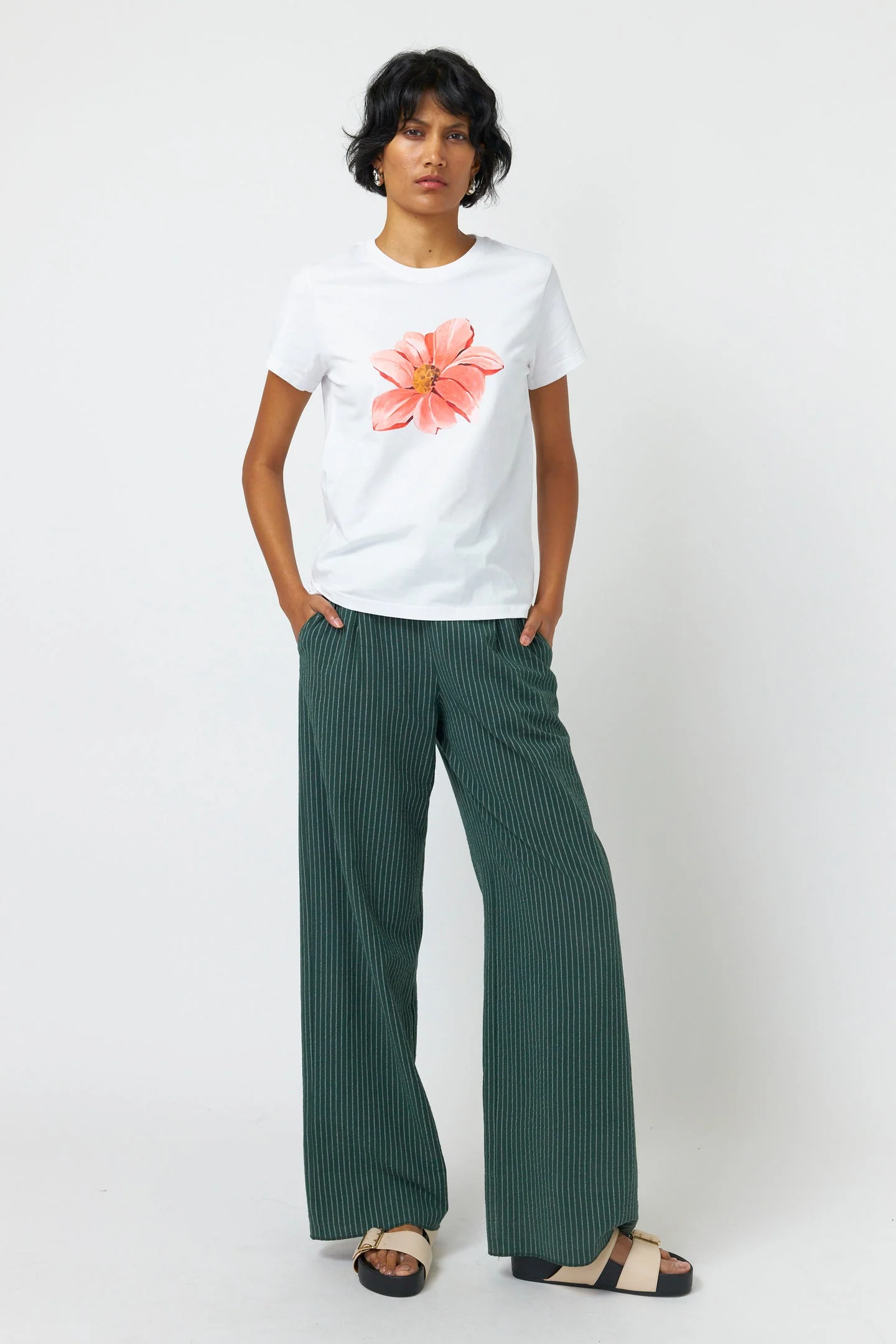 Sylvester Painted T-Shirt White - Image 5