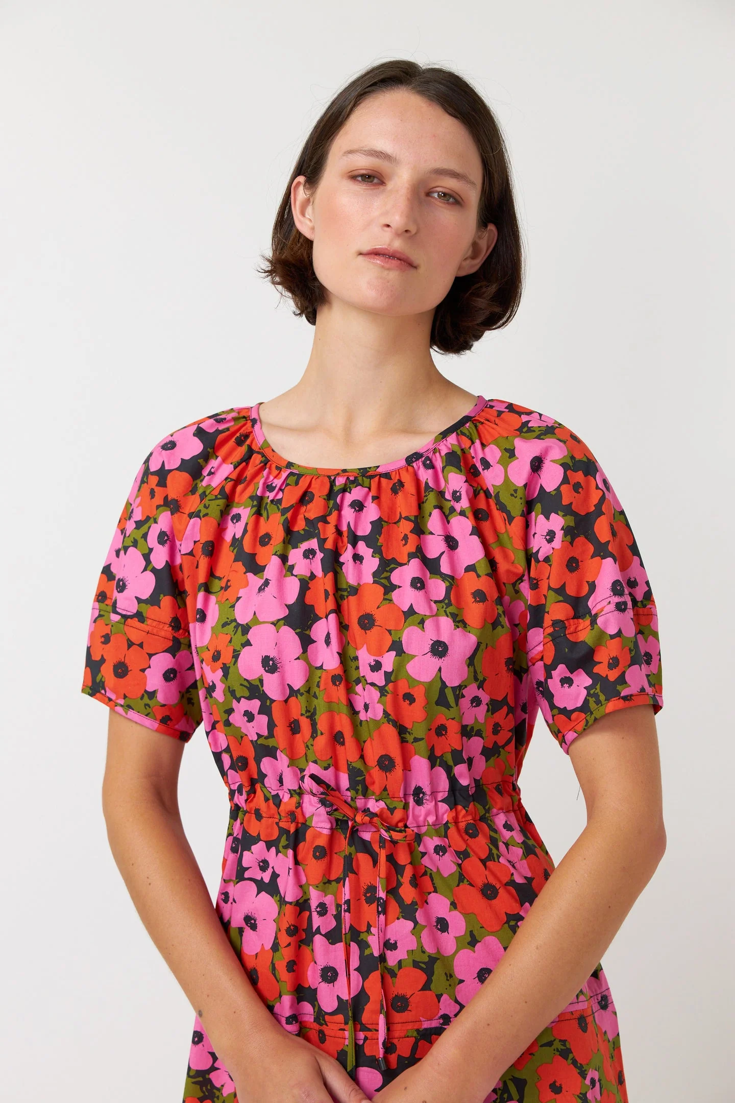 Sylvester Pop Dress - Orange - Image 2