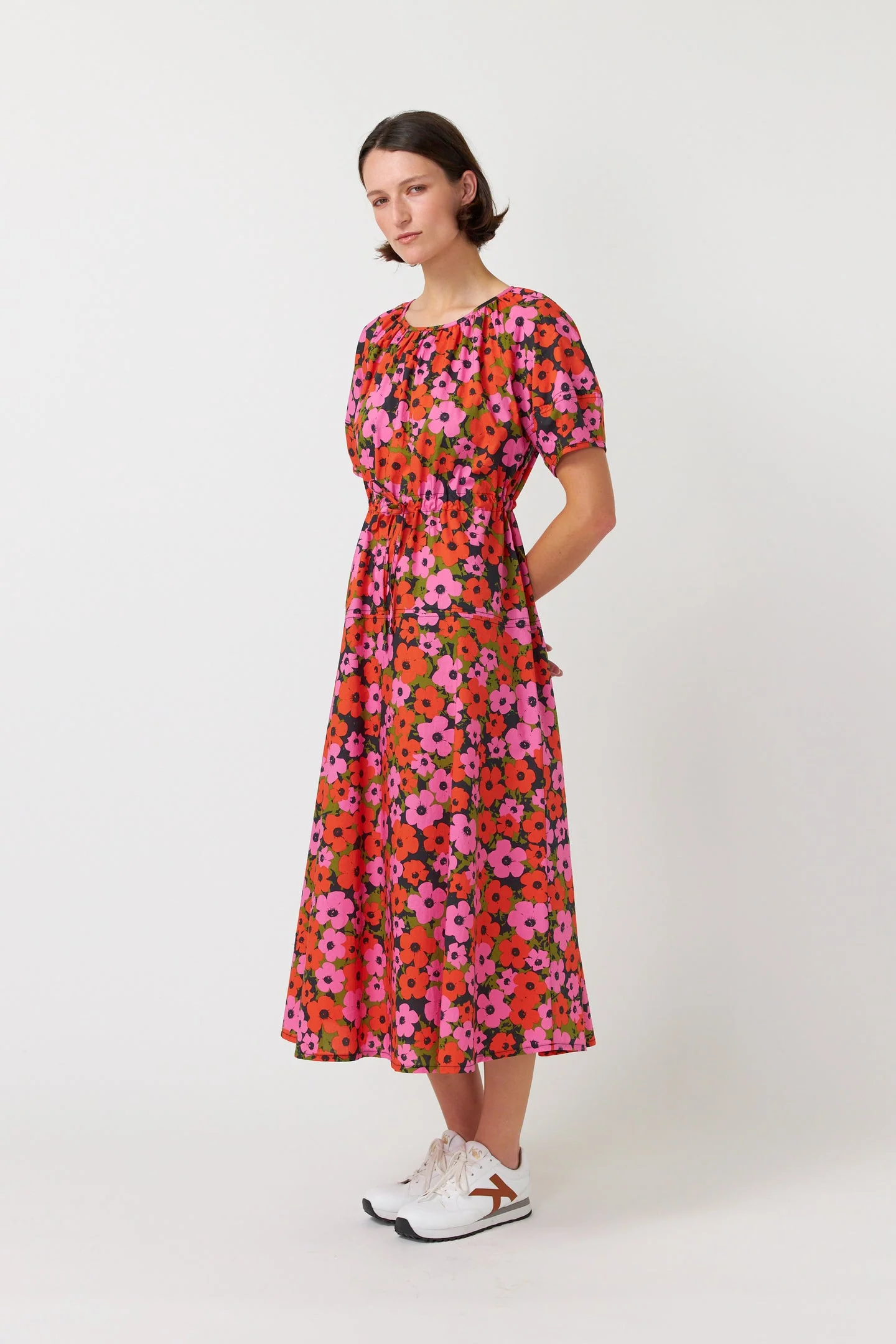 Sylvester Pop Dress - Orange - Image 3