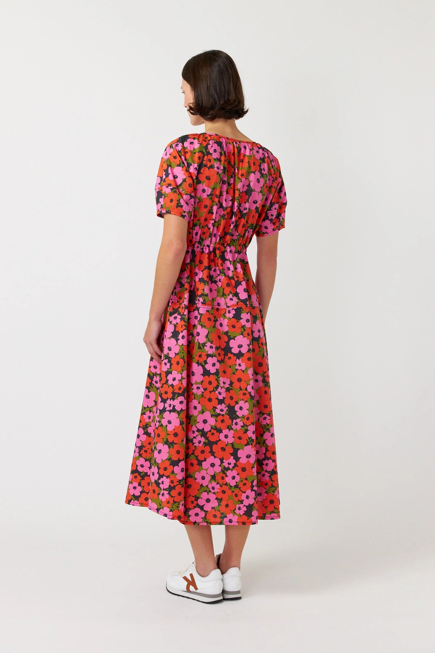 Sylvester Pop Dress - Orange - Image 4