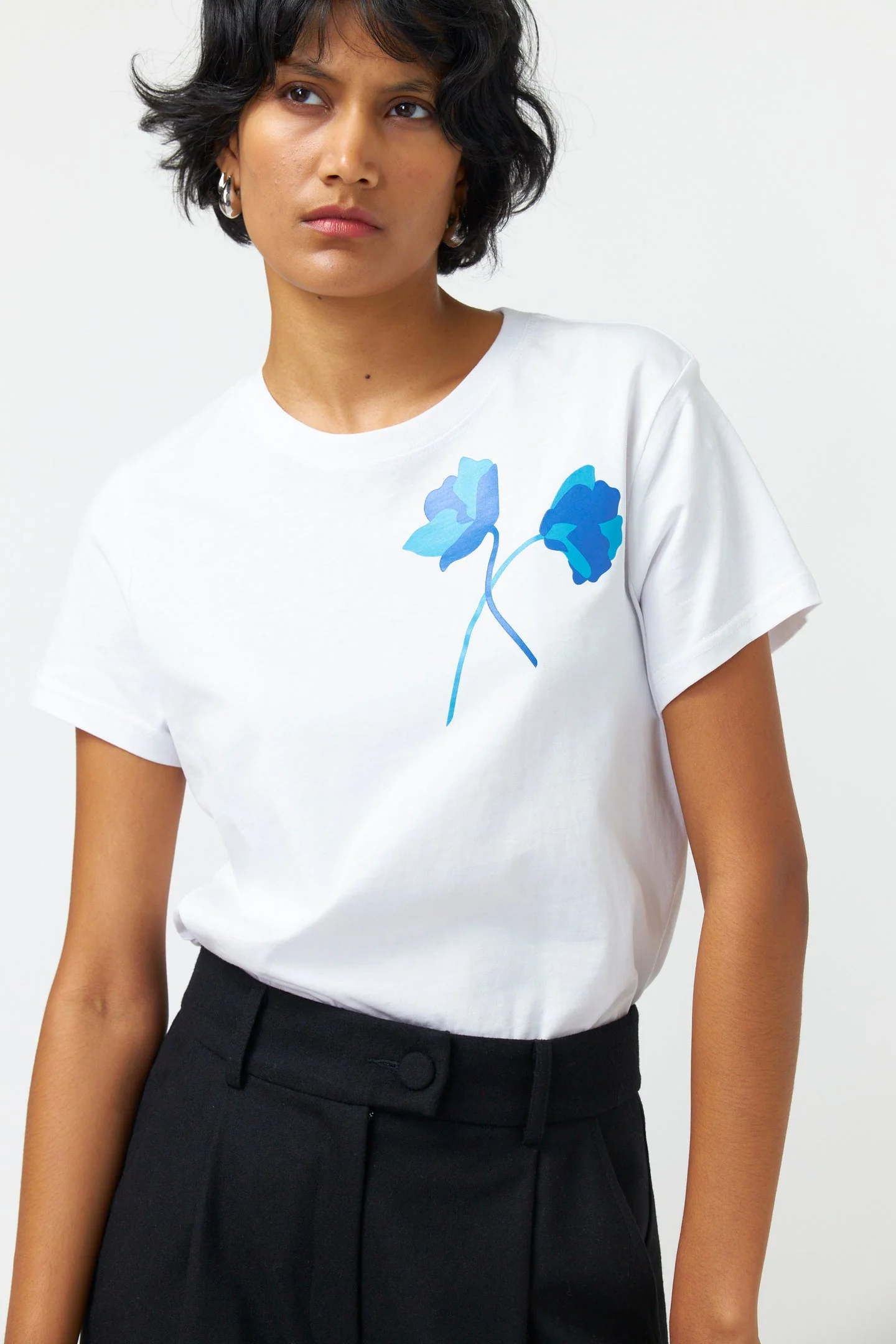 Sylvester Rose T-Shirt - White