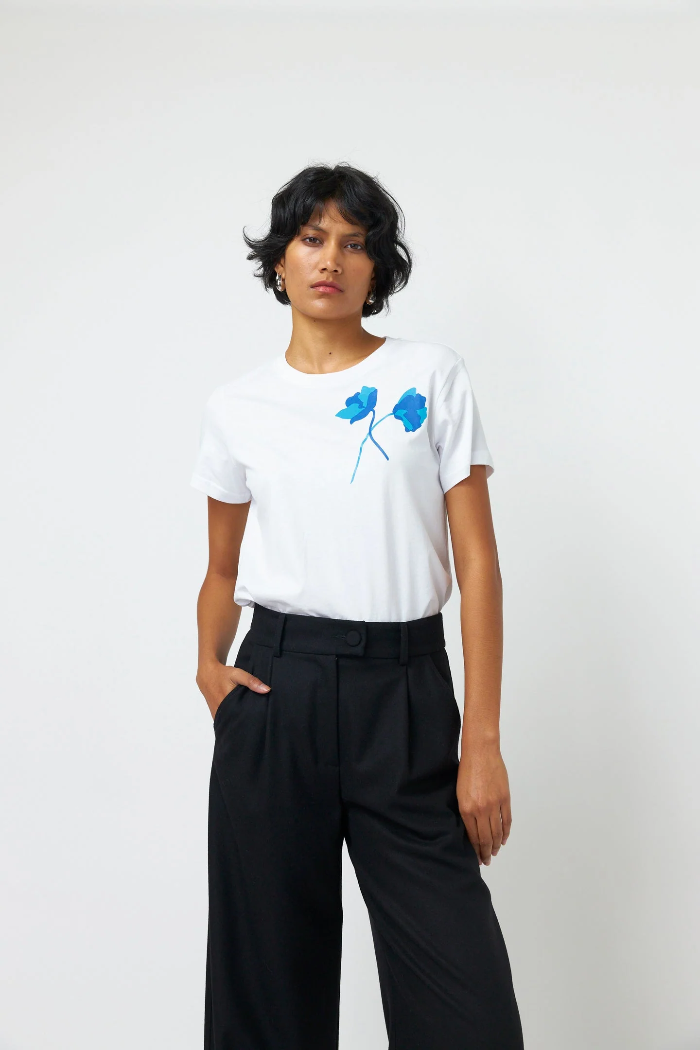 Sylvester Rose T-Shirt - White - Image 2