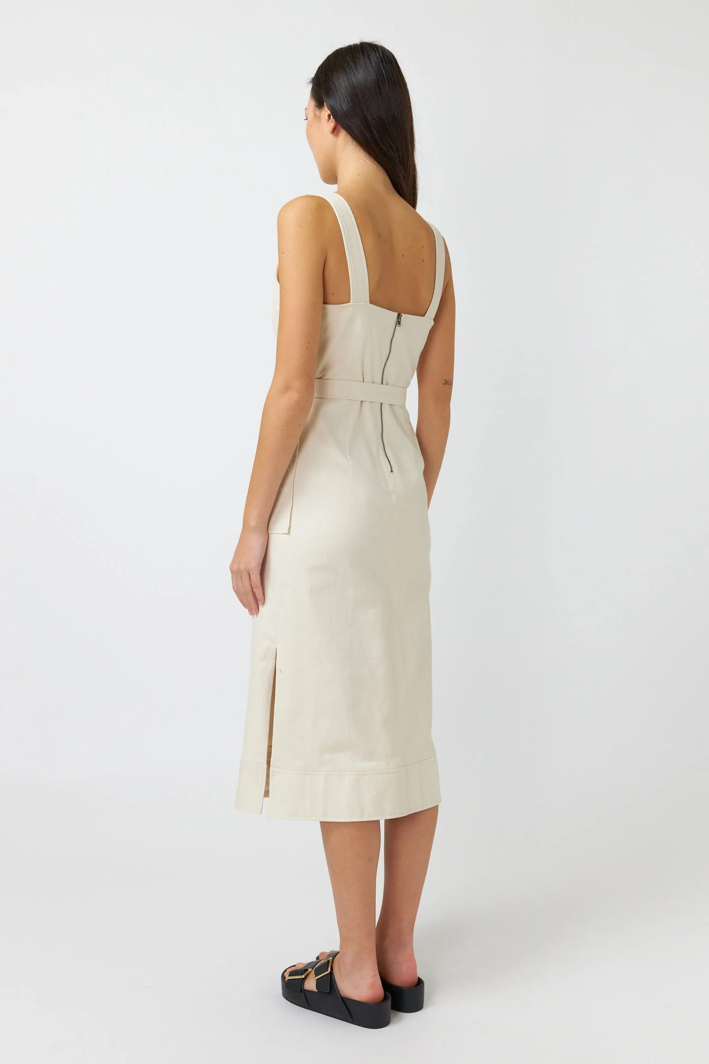 Sylvester Utility Dress Chalk - Image 5