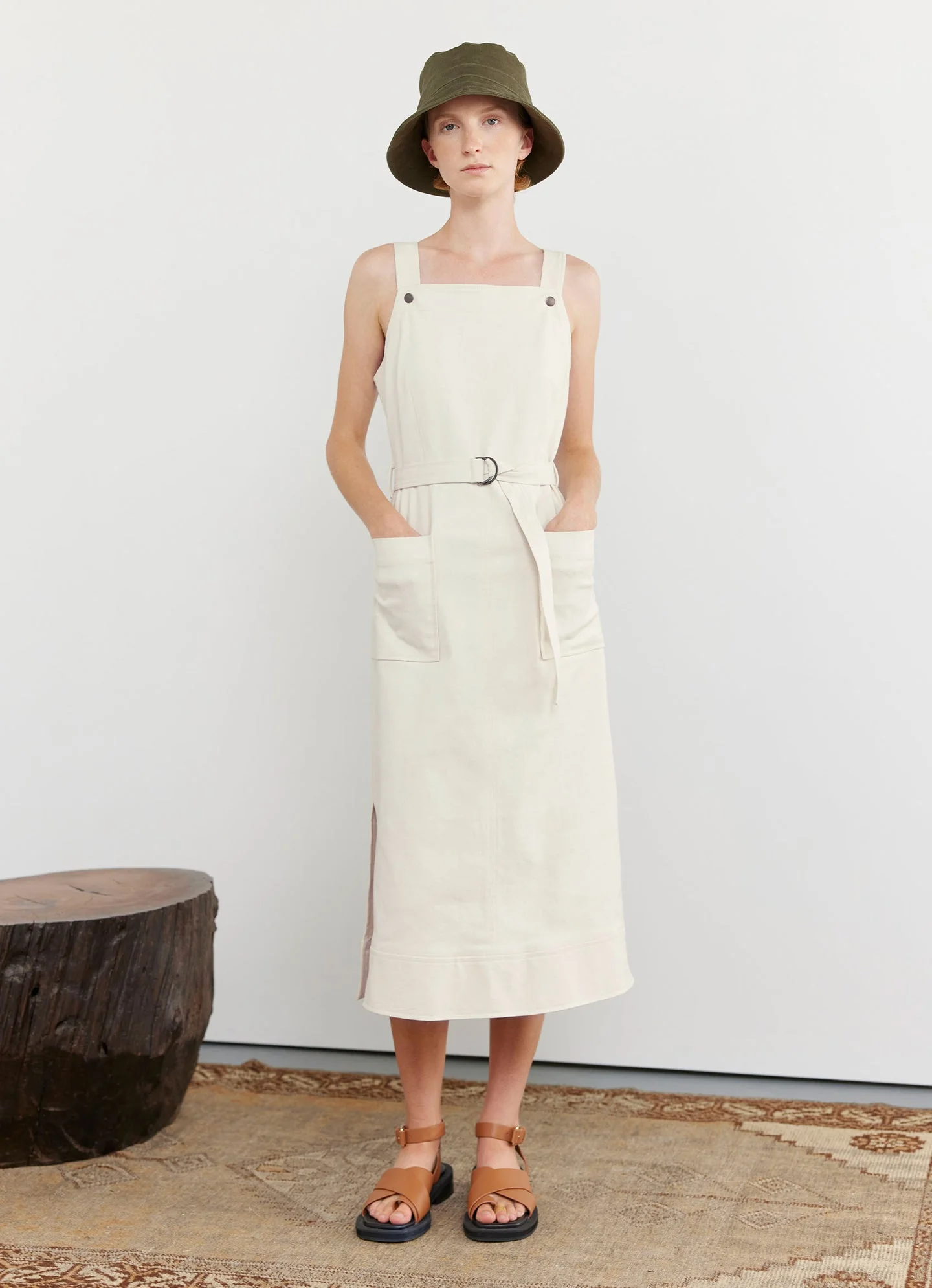 Sylvester Utility Dress Chalk - Image 7