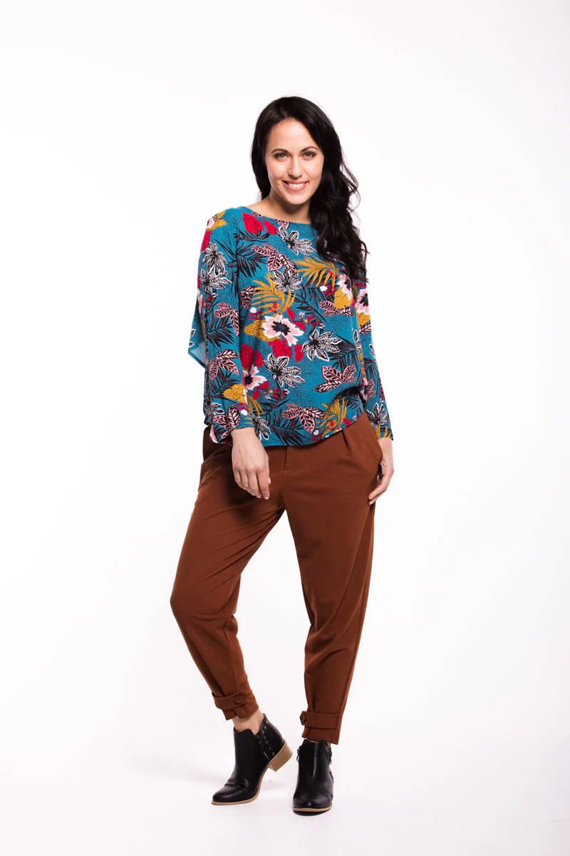 Tab Long Pant - Toffee - Image 2