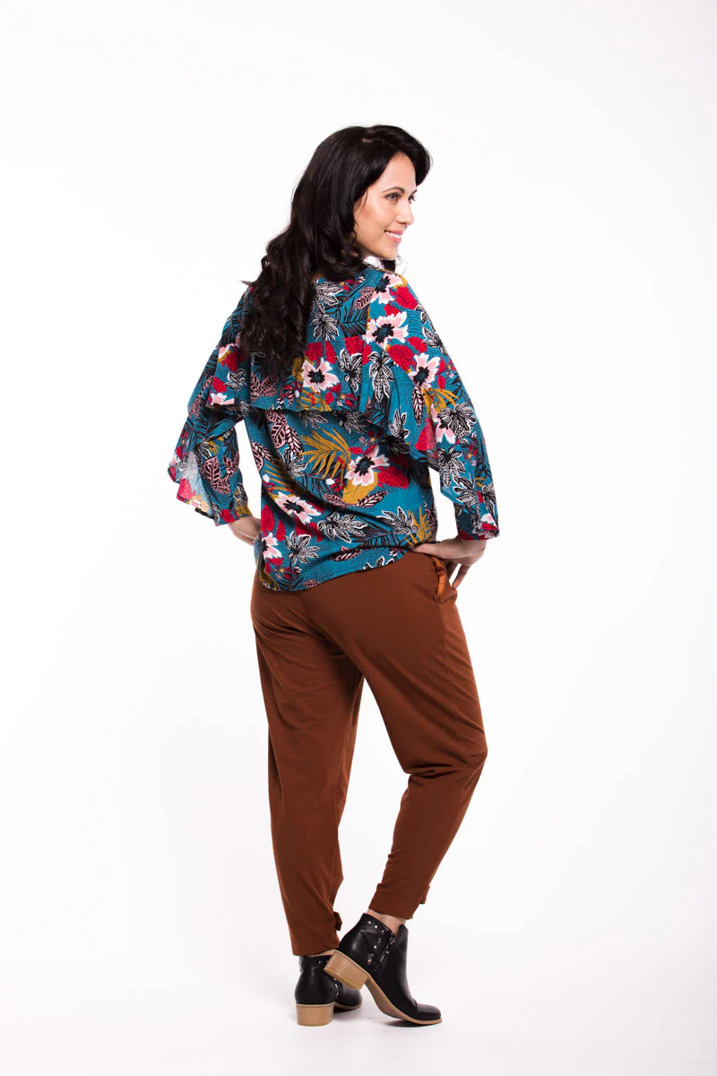 Tab Long Pant - Toffee - Image 3