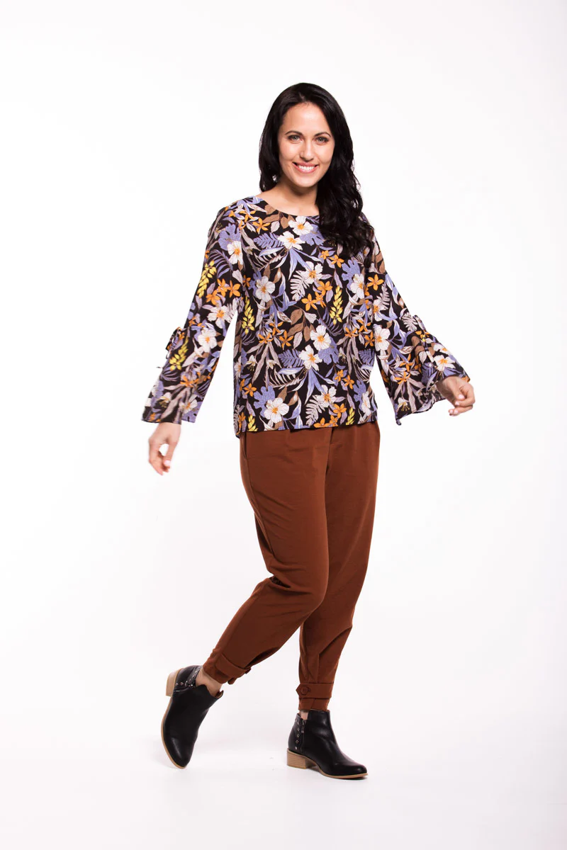 Tab Long Pant - Toffee - Image 4