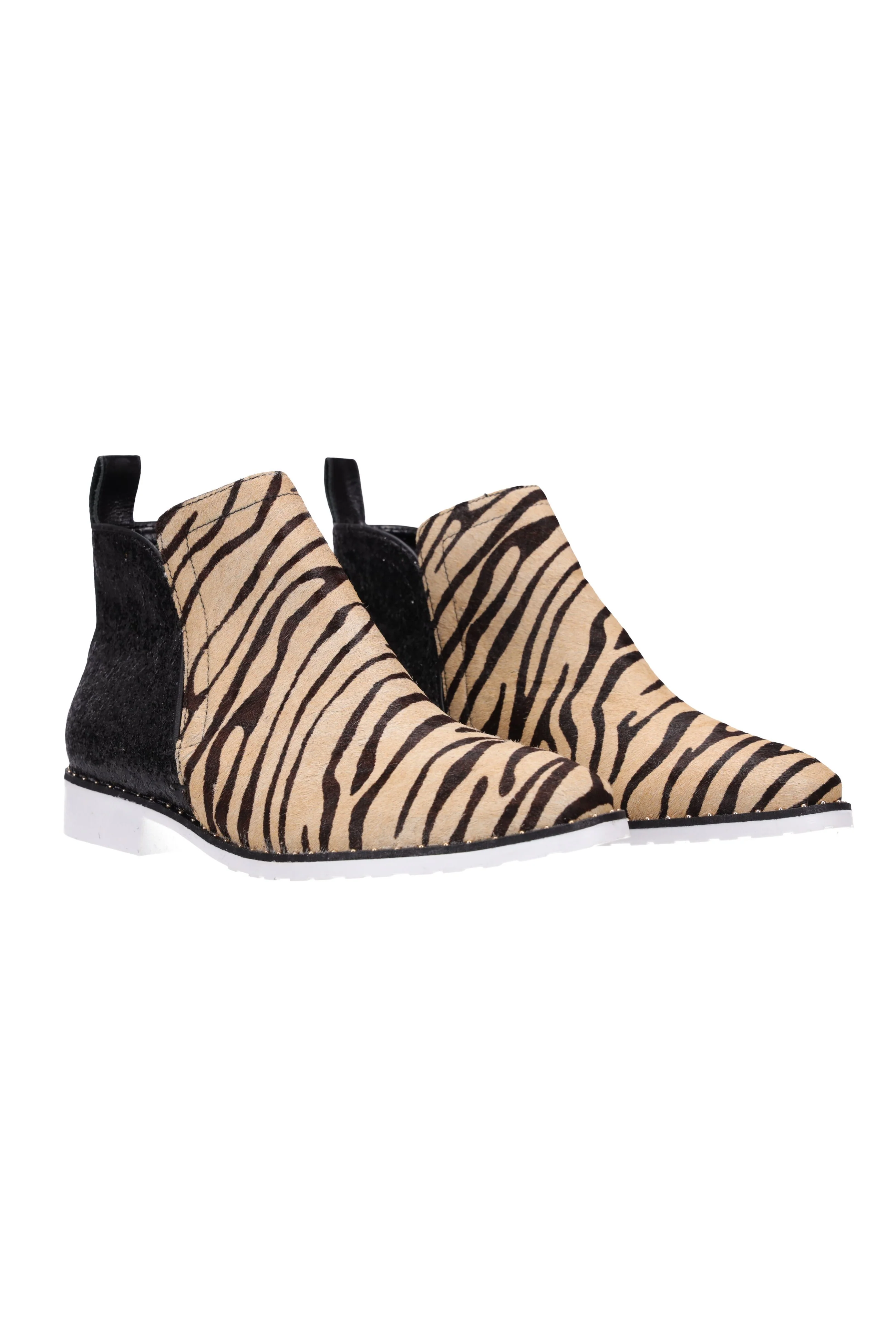 Taylor Boot Beige Zebra