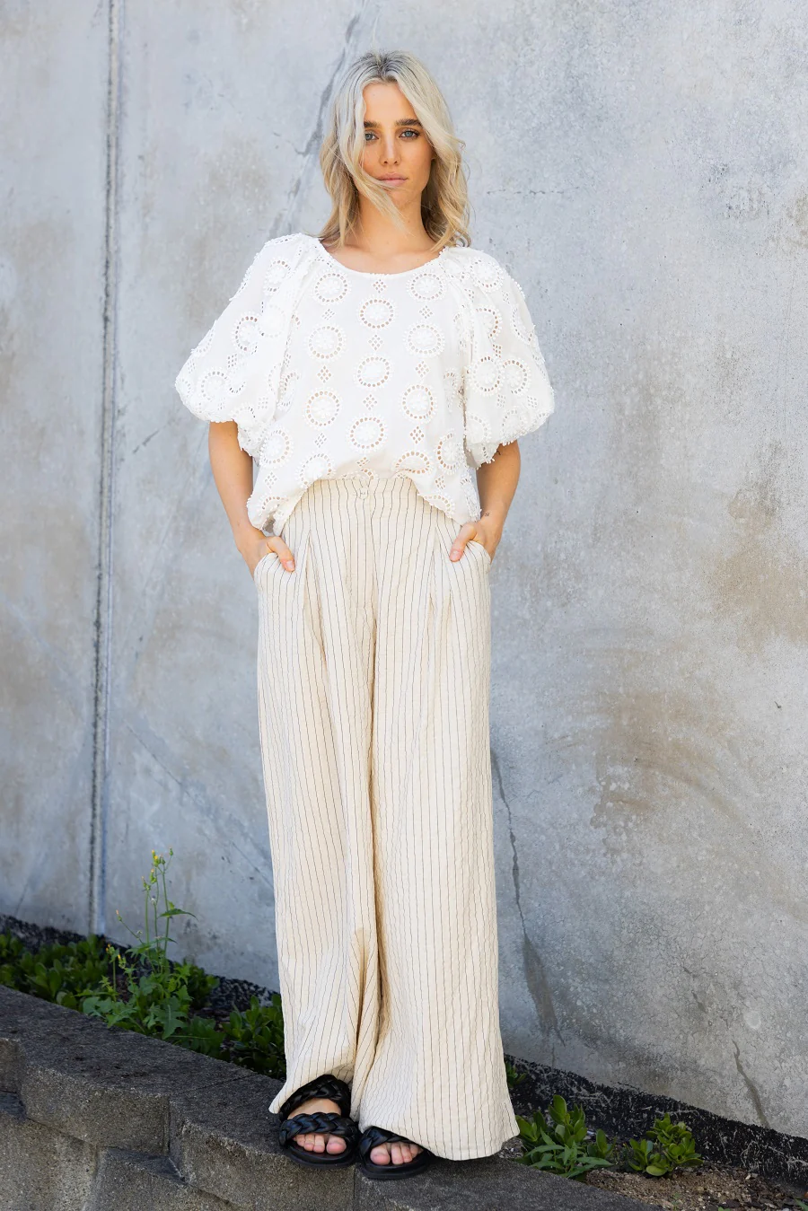 The Bay Muriwai Trouser Pinstripe - Image 3
