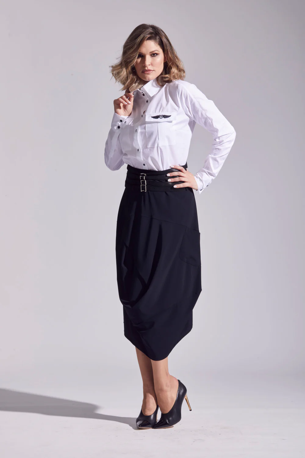 Tucked Tulip Skirt - Image 3
