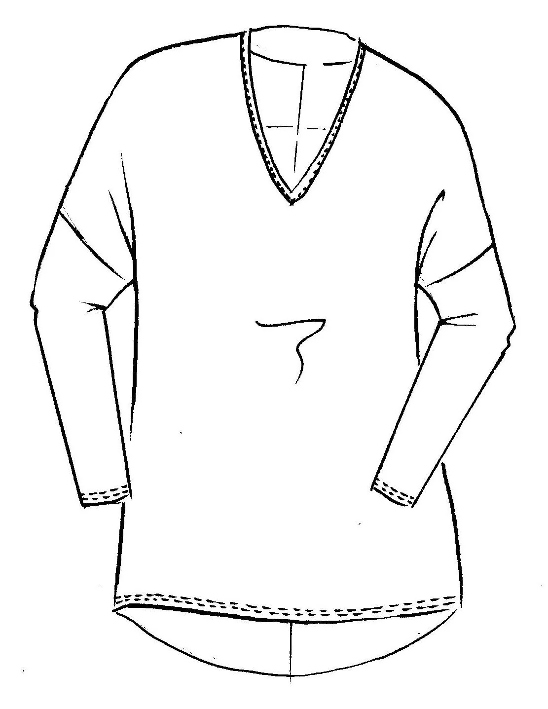 Paula Ruan V Neck Top-Merino - Image 4