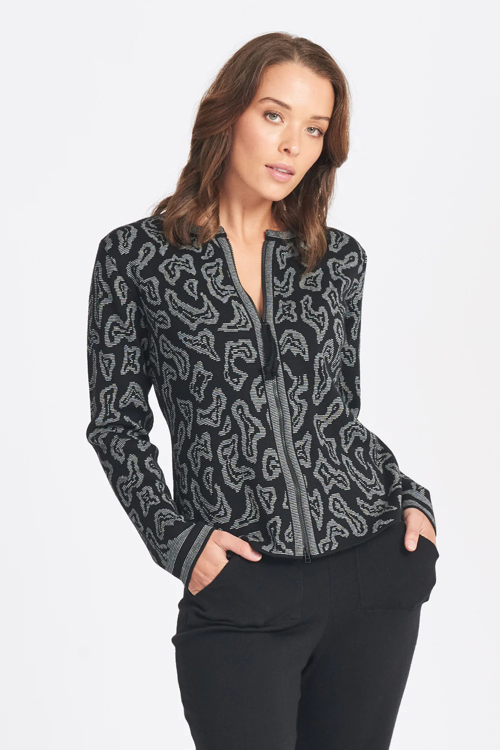 Watermark Zip Jacket - Image 2