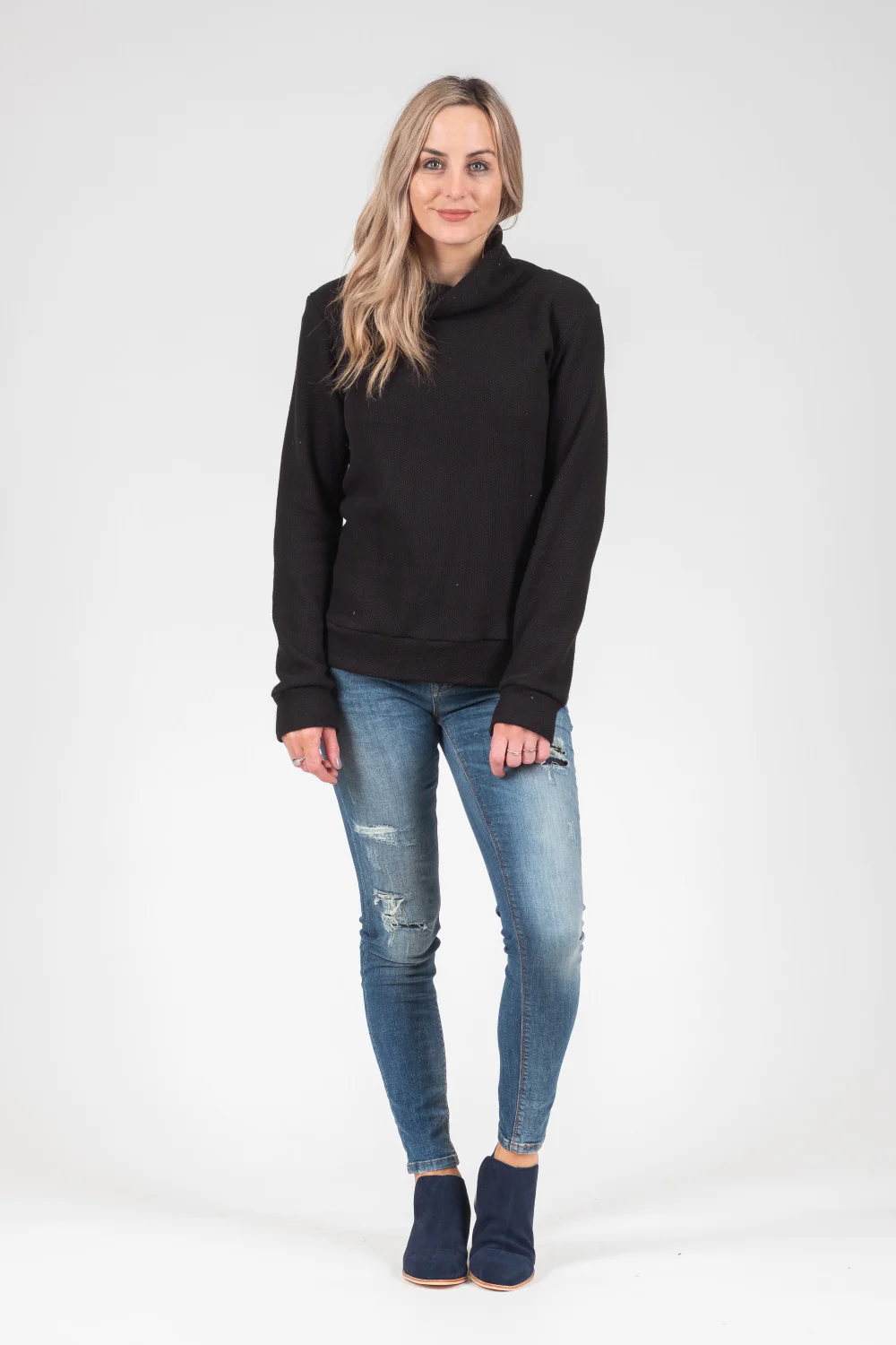 White Chalk - Max Jumper - Black - Image 3