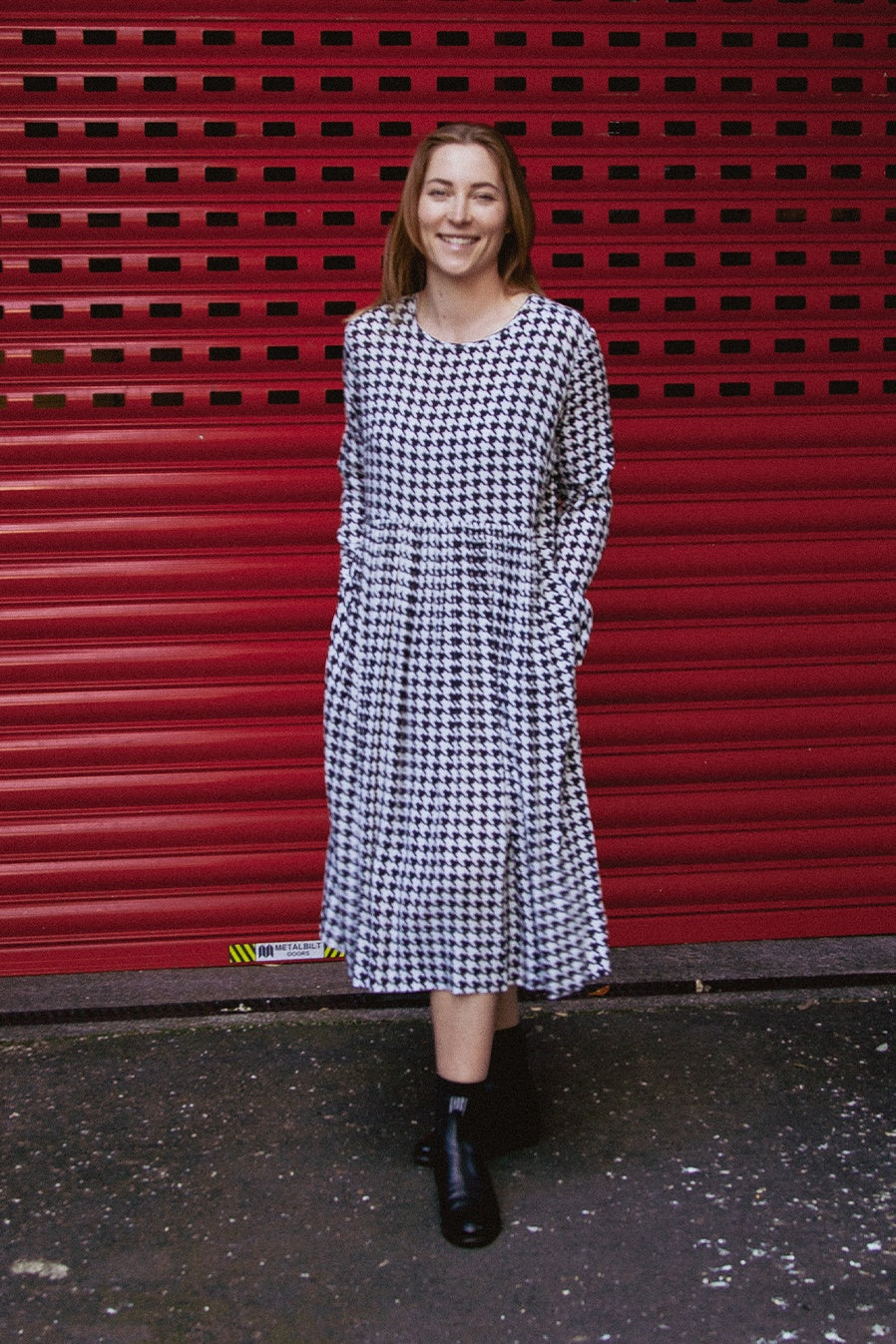 Wilson Trollope Otama Dress - Houndstooth - Image 5