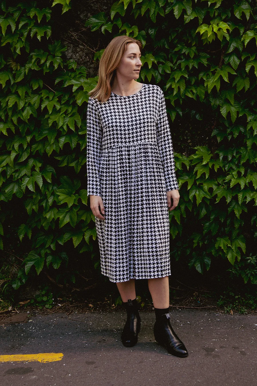 Wilson Trollope Otama Dress - Houndstooth - Image 6