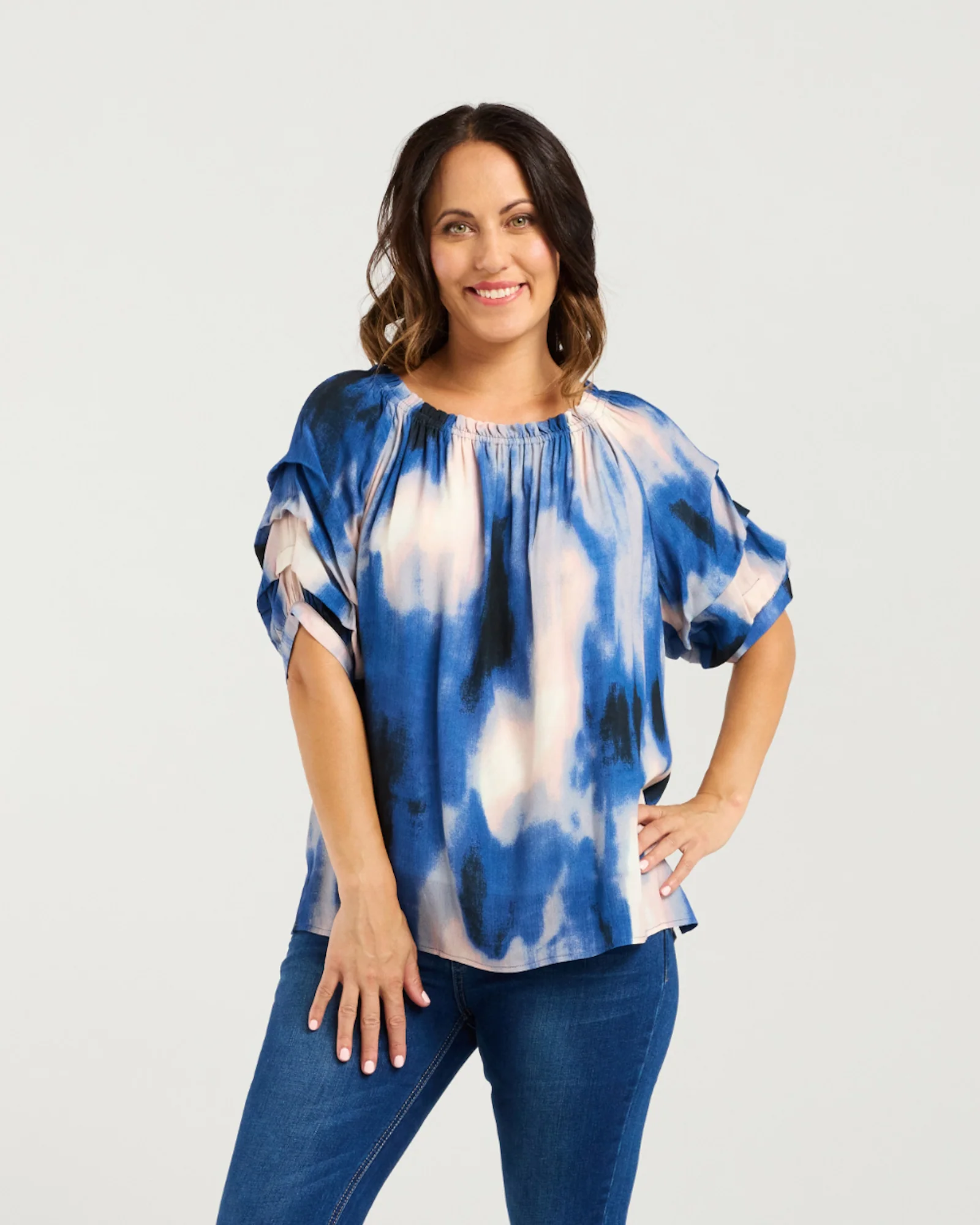 Zafina Anne Top - Celeste