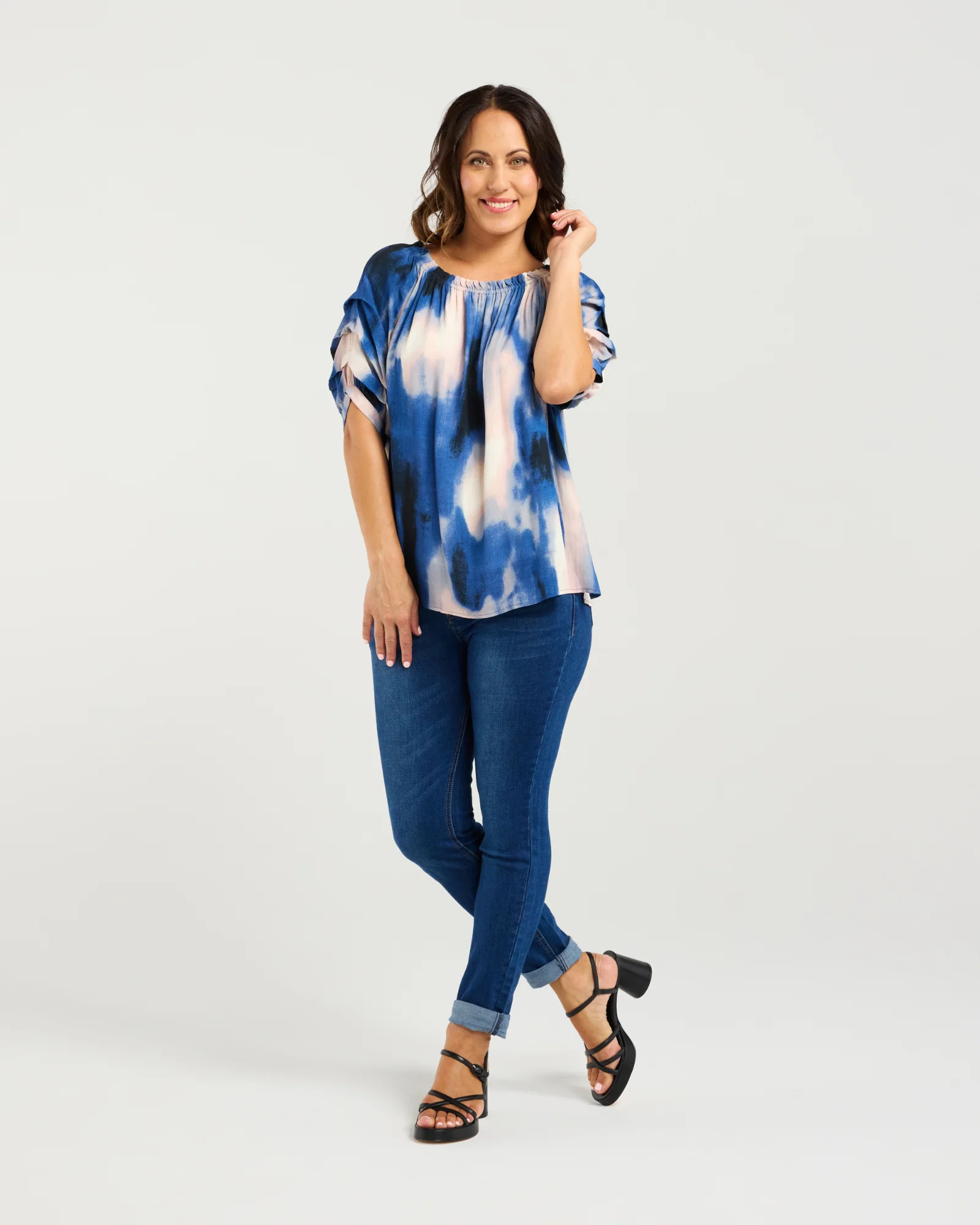 Zafina Anne Top - Celeste - Image 4