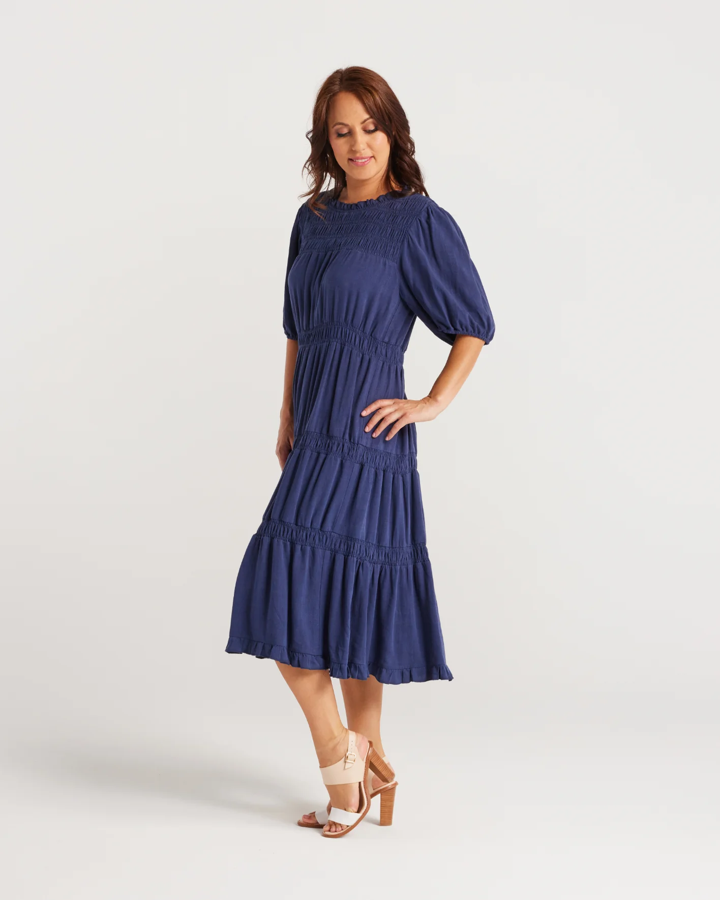 Zafina Astrid Dress Navvy