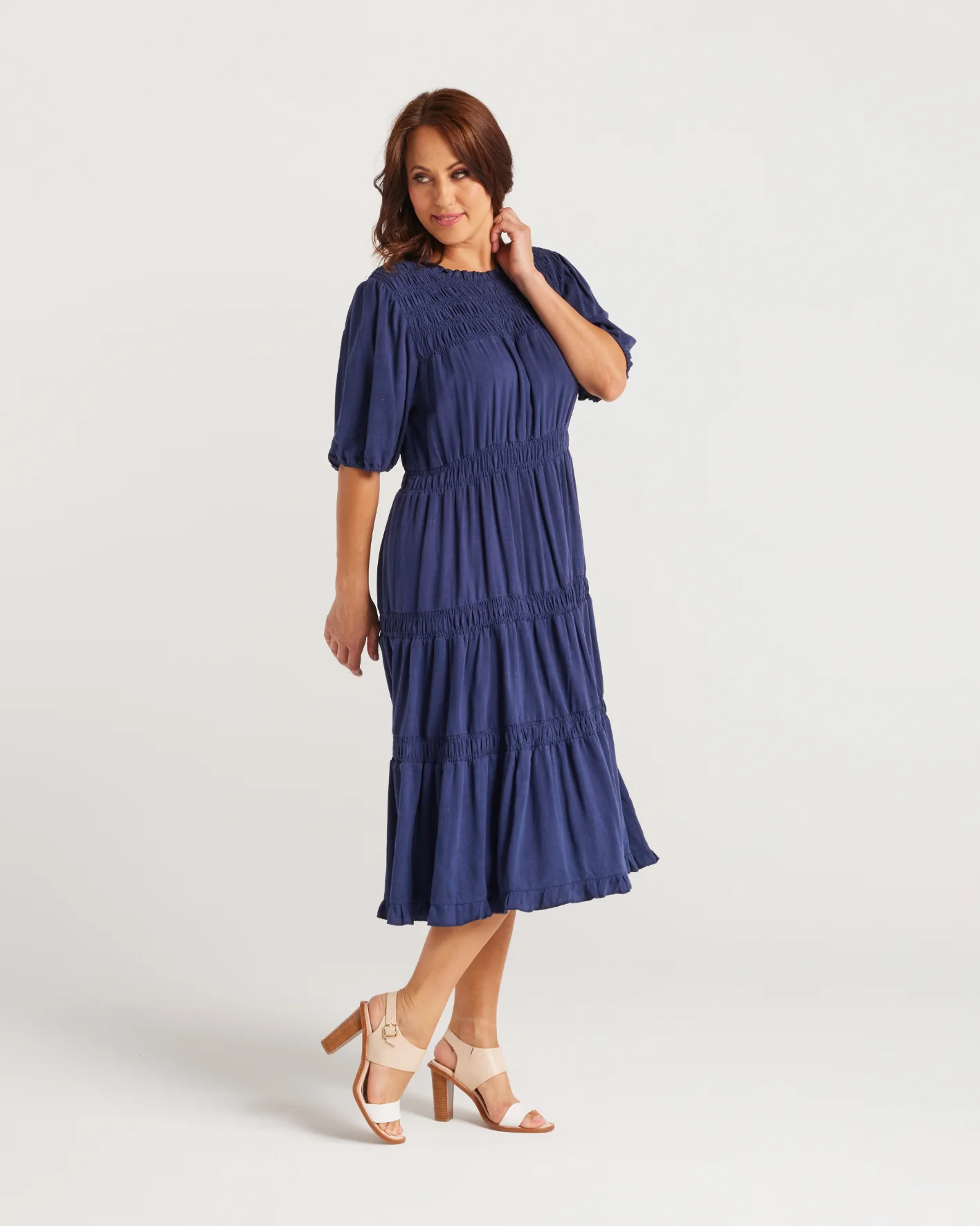 Zafina Astrid Dress Navvy - Image 4