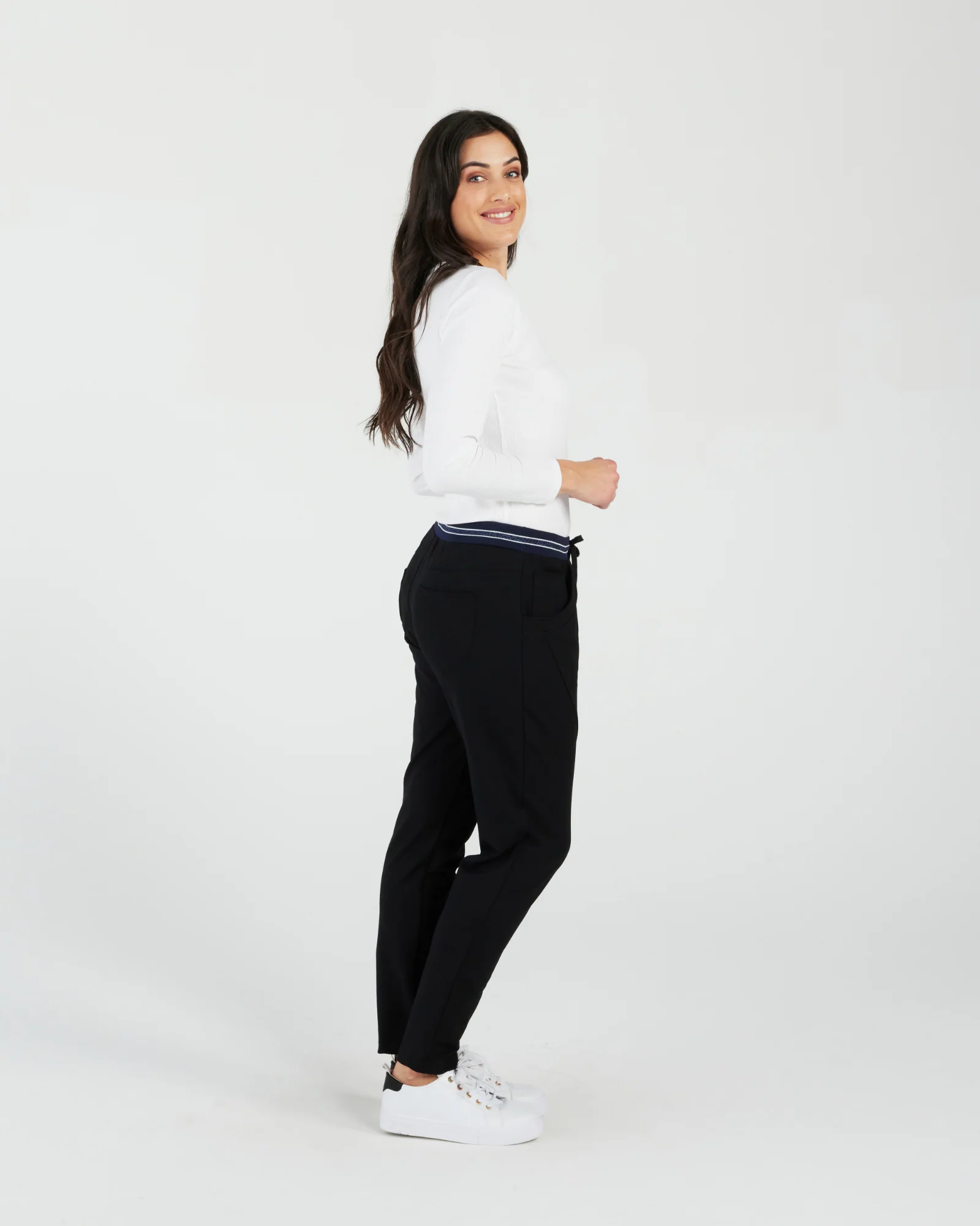 Zafina Brixton Pant -Black - Image 4
