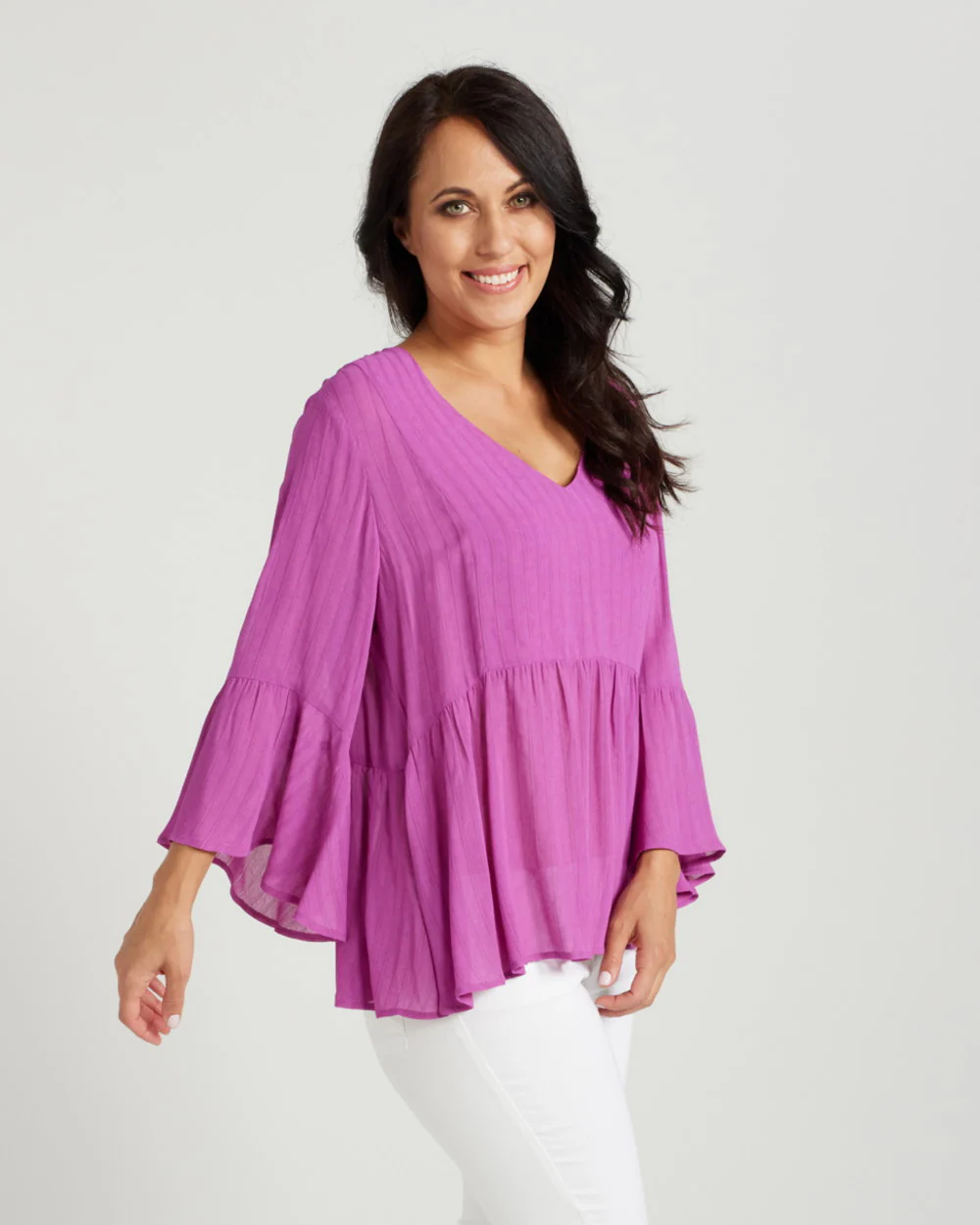 Zafina Cabana Top - Grape