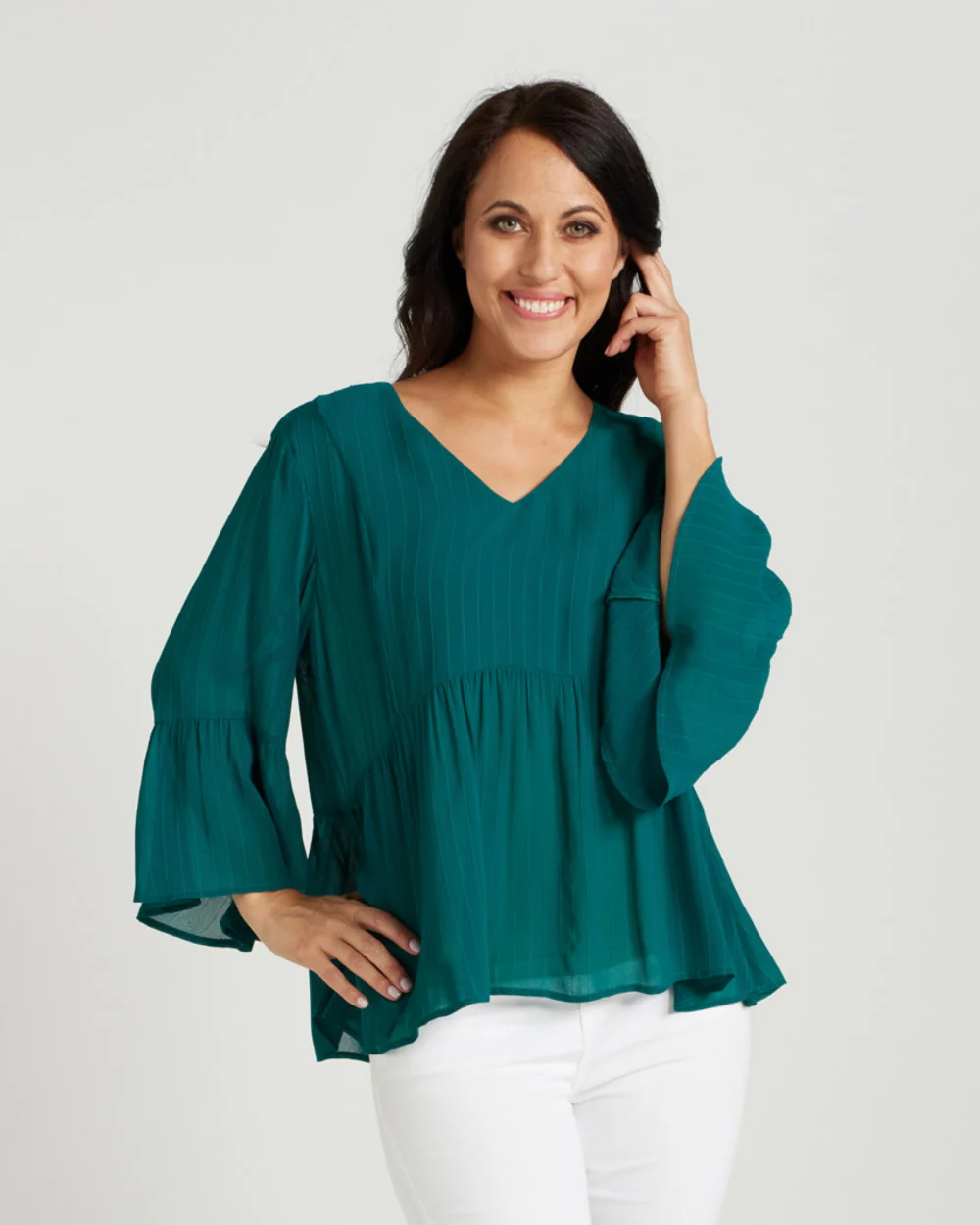 Zafina Cabana Top - Teal