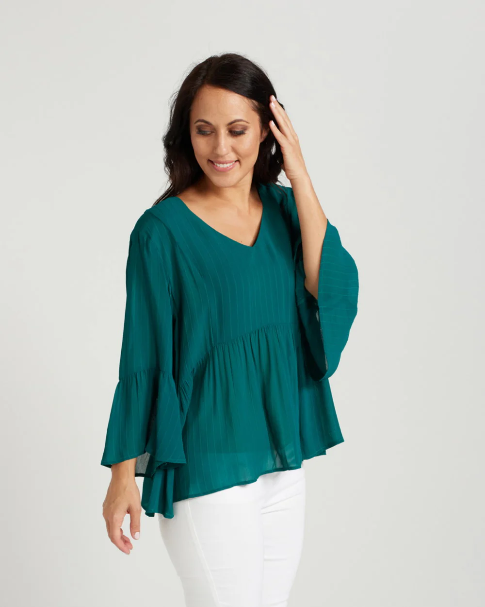 Zafina Cabana Top - Teal - Image 2