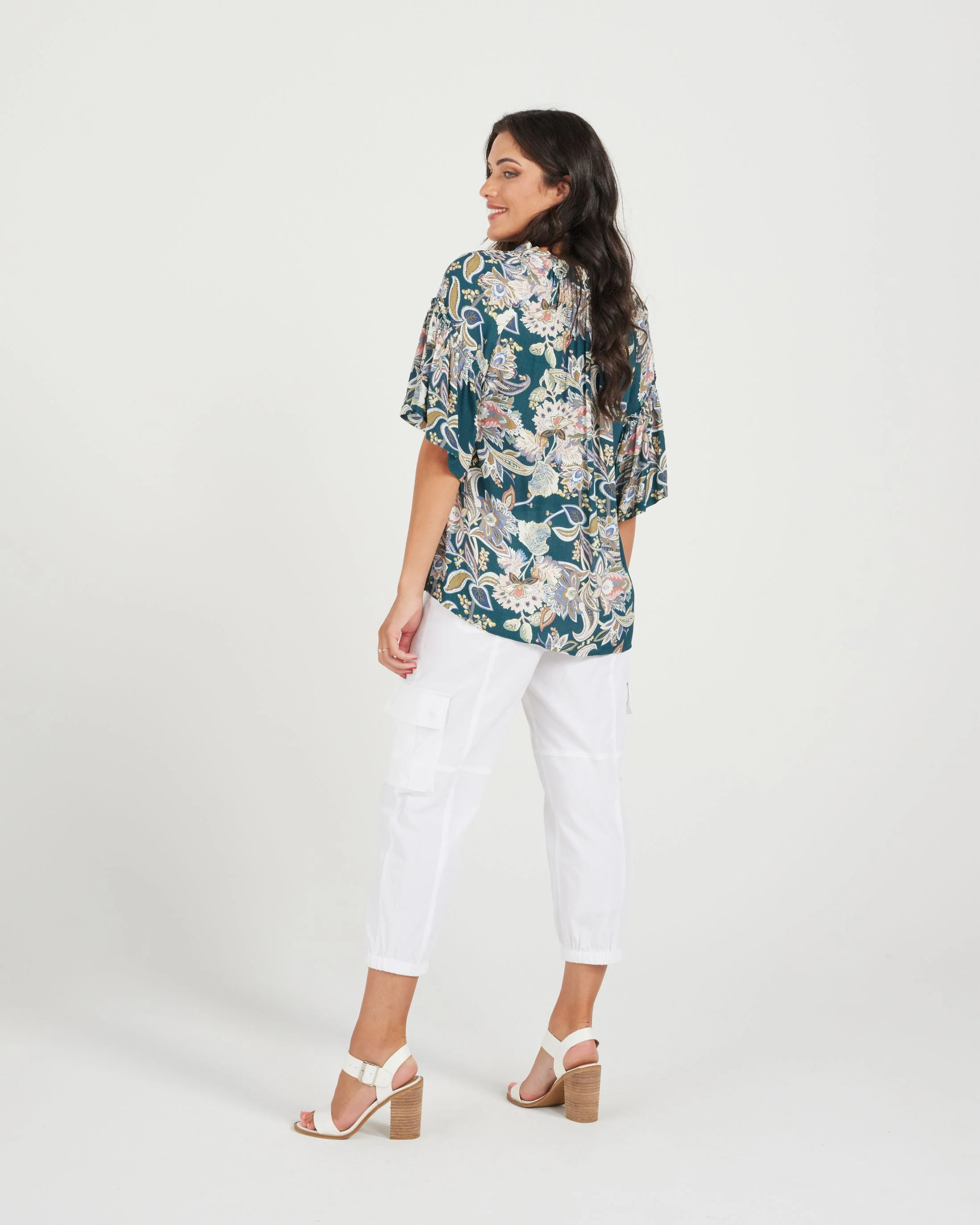 Zafina Chloe Top - Jade - Image 3