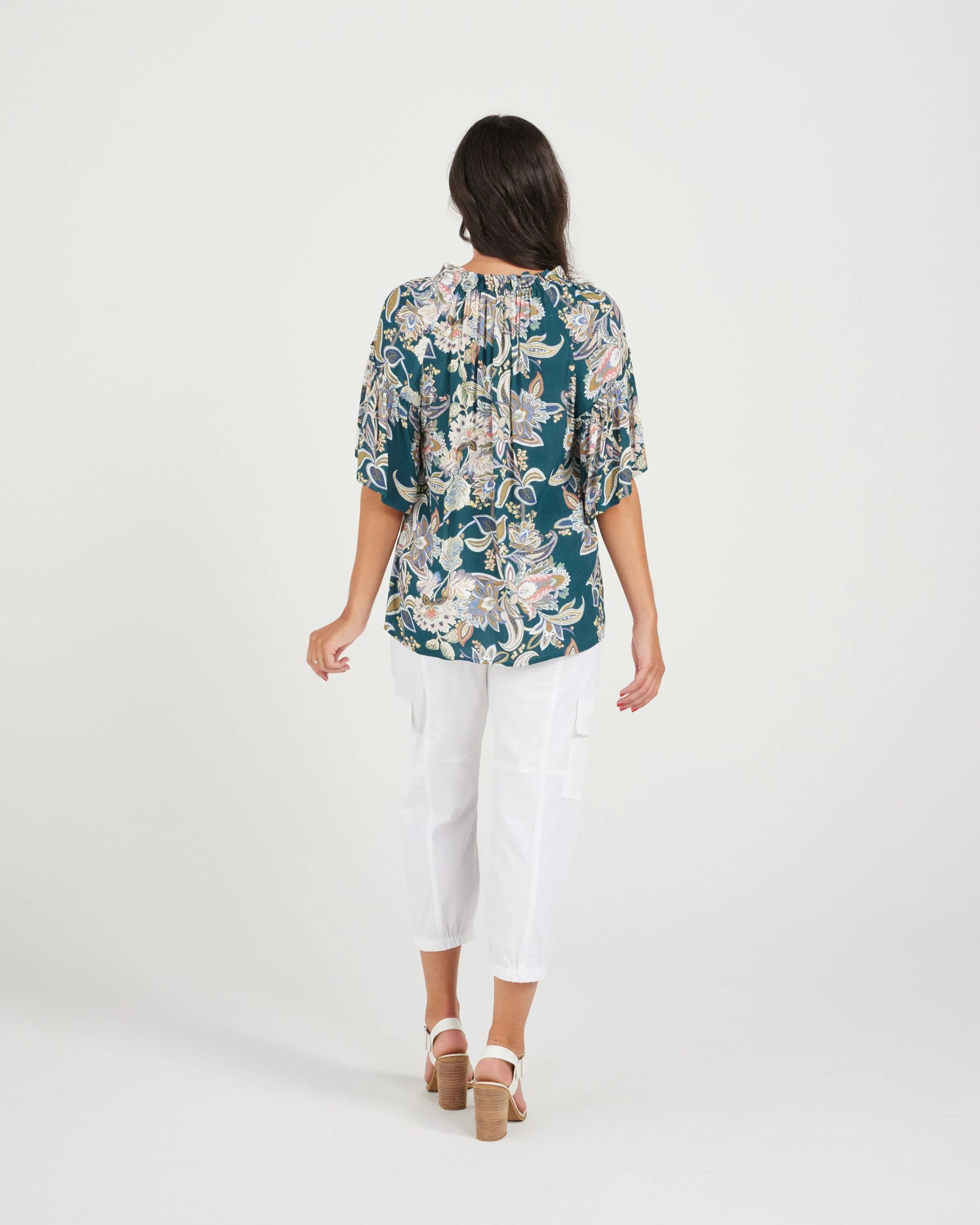 Zafina Chloe Top - Jade - Image 4