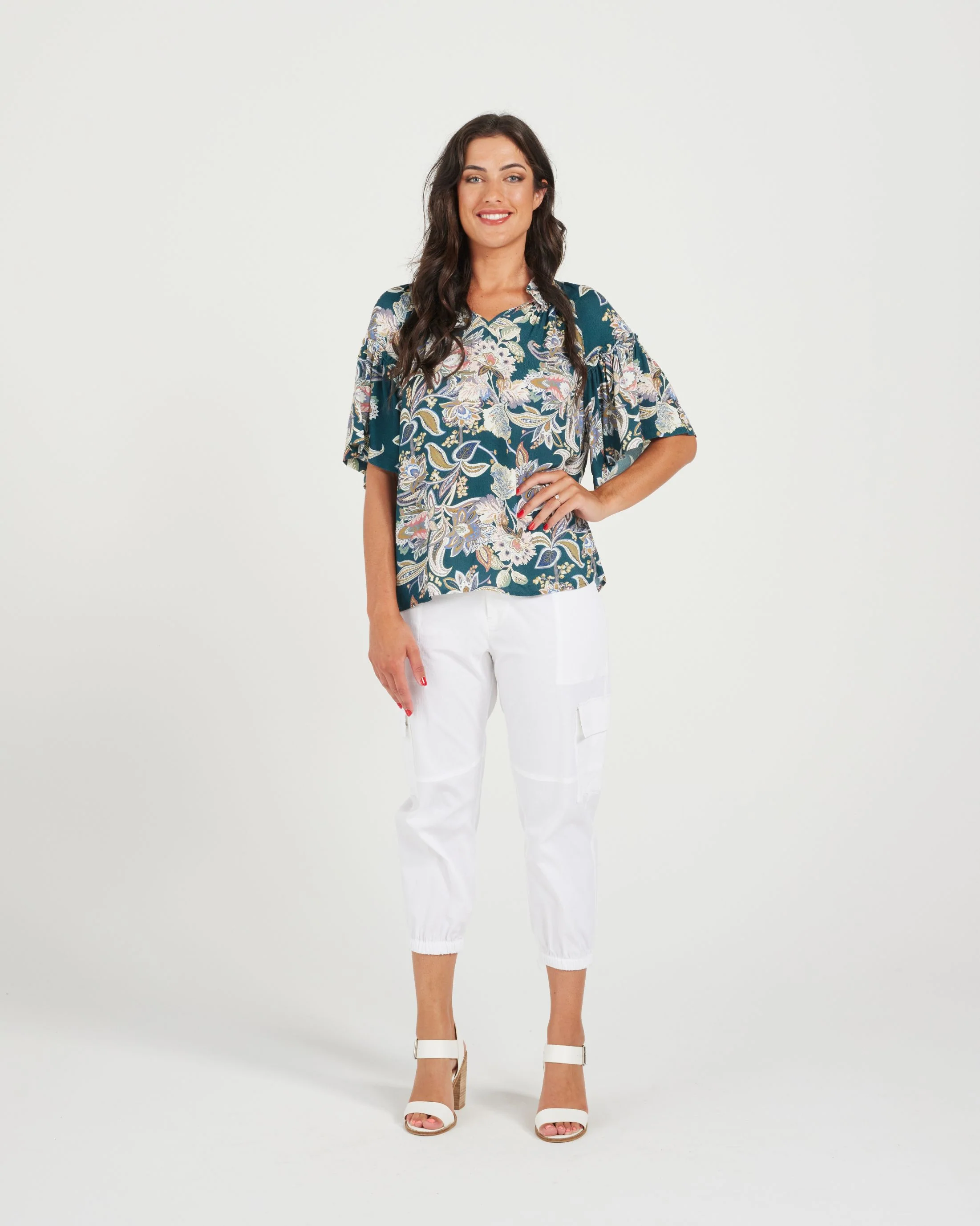 Zafina Chloe Top - Jade - Image 5