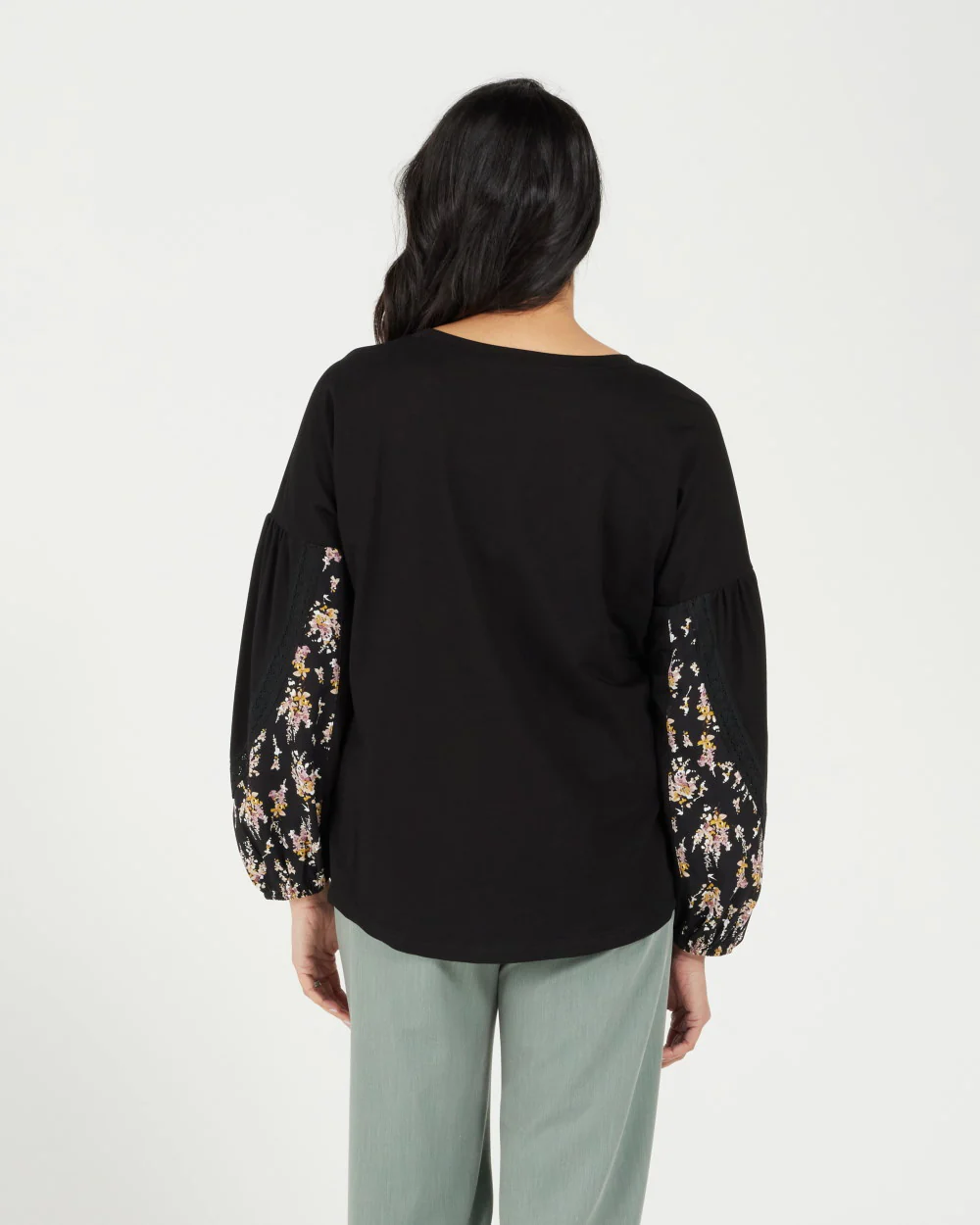 Zafina Clemintine Top - Print - Image 2