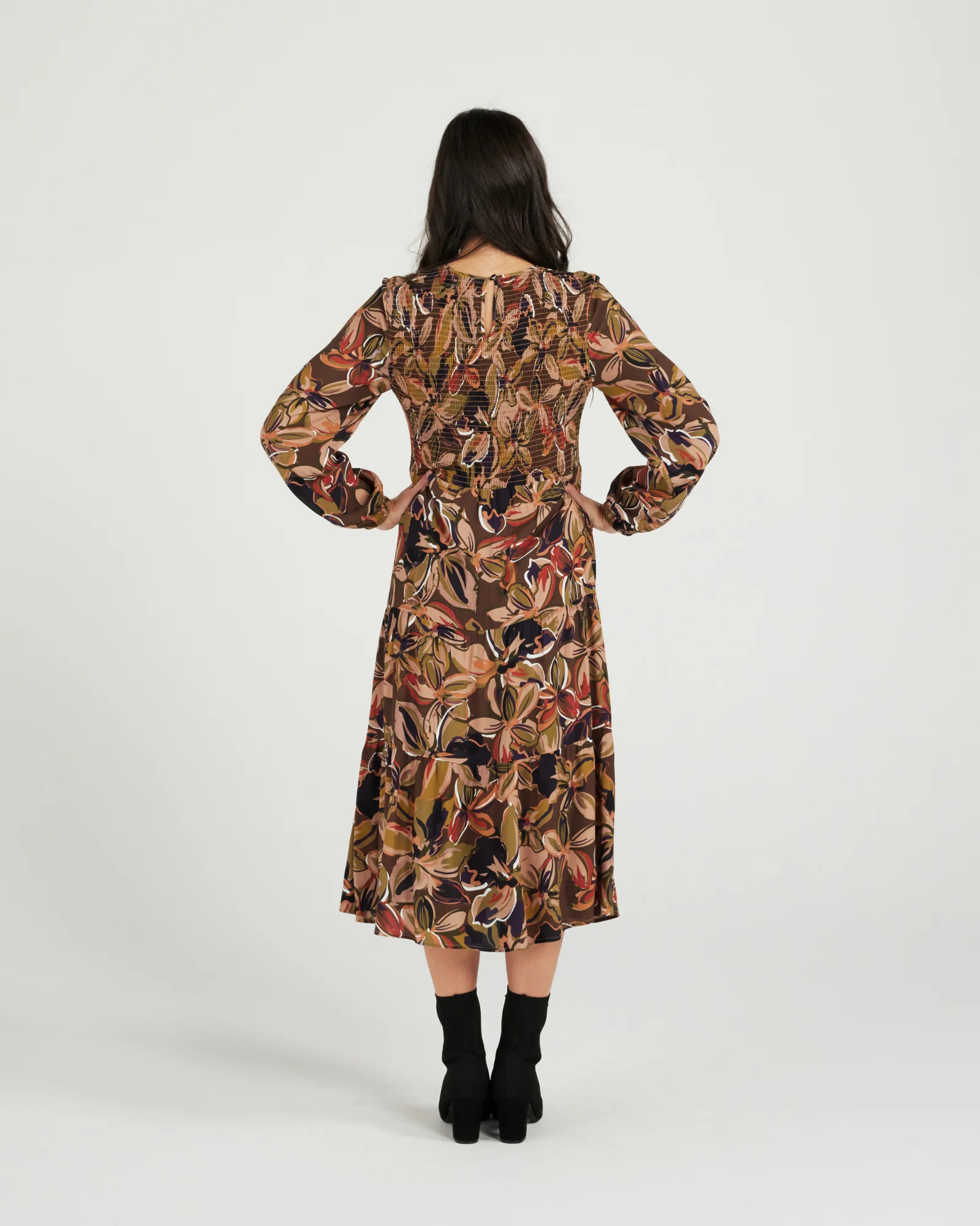 Zafina Danika Dress Choc Espresso - Image 4