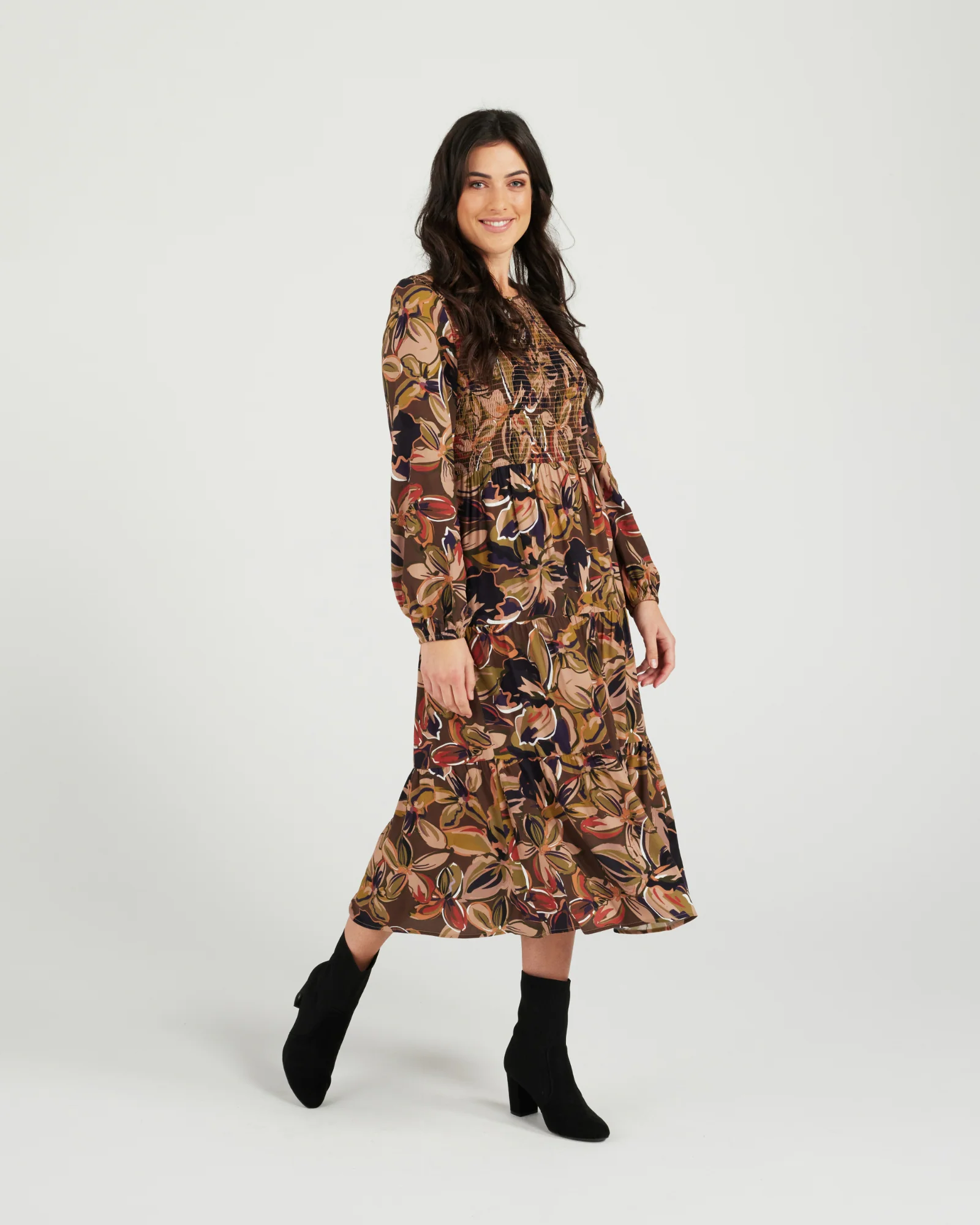 Zafina Danika Dress Choc Espresso - Image 5