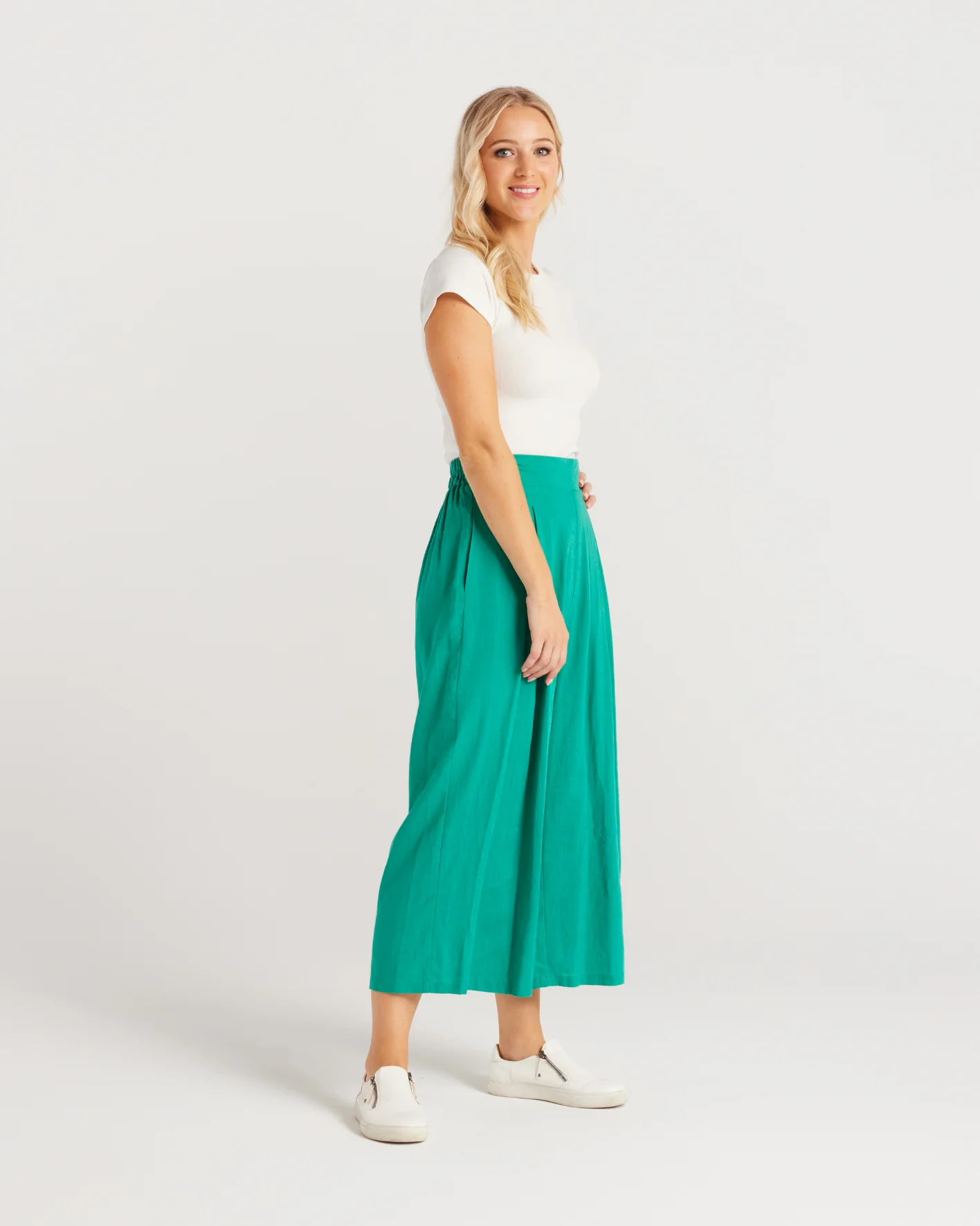 Zafina Elizabeth Pant Green - Image 3