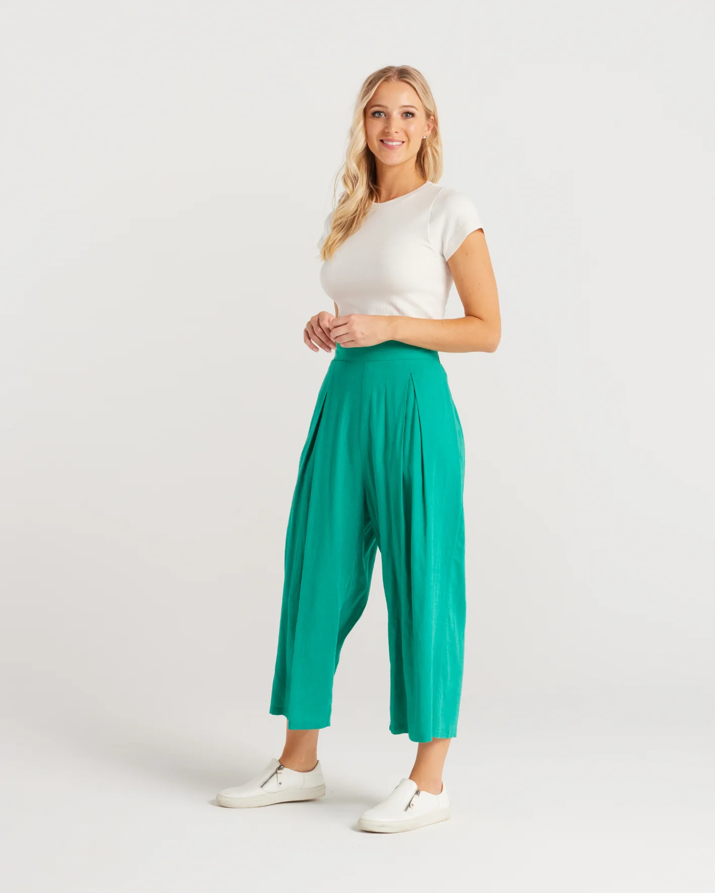 Zafina Elizabeth Pant Green - Image 4