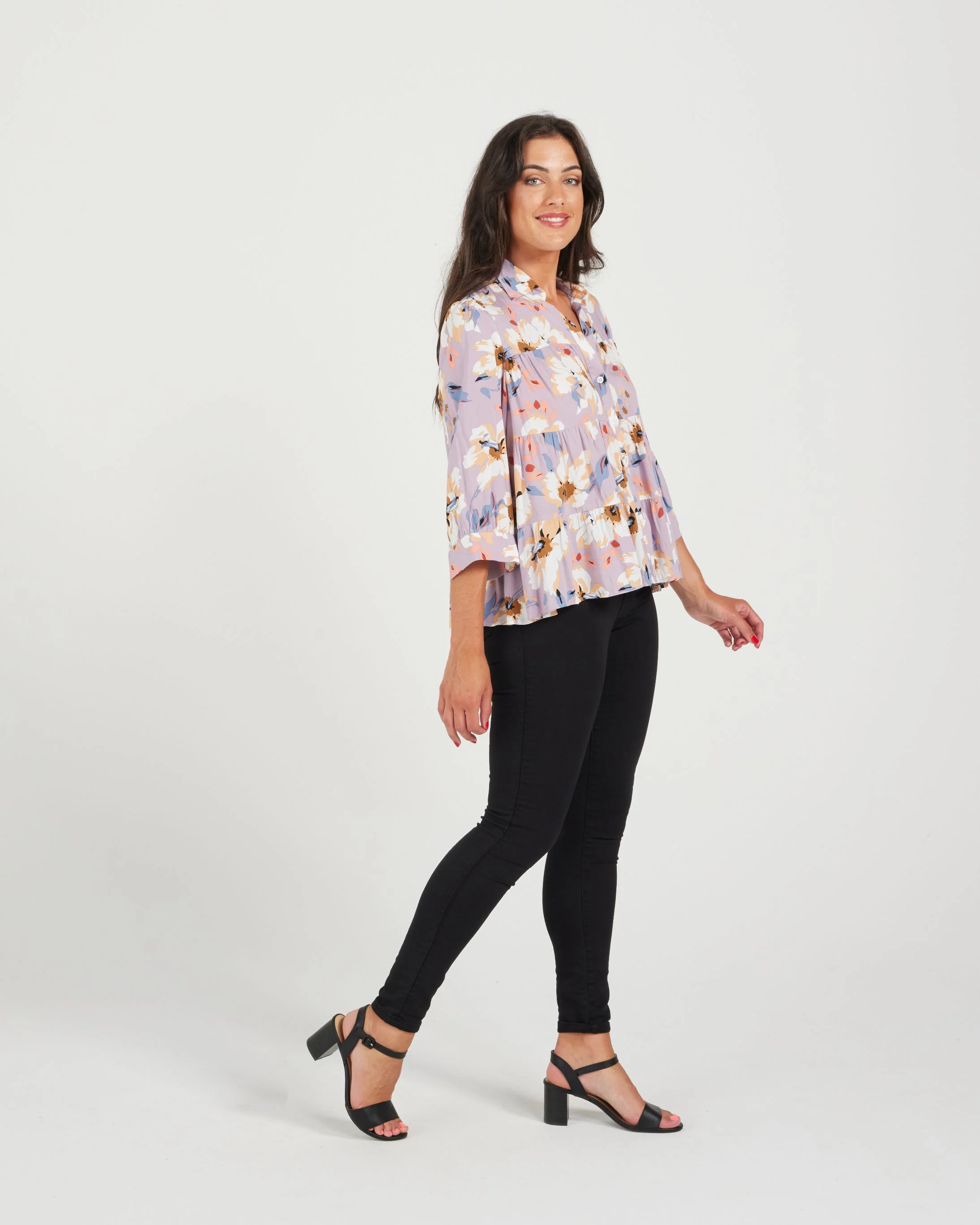 Zafina Ezra Top - Lilac - Image 3