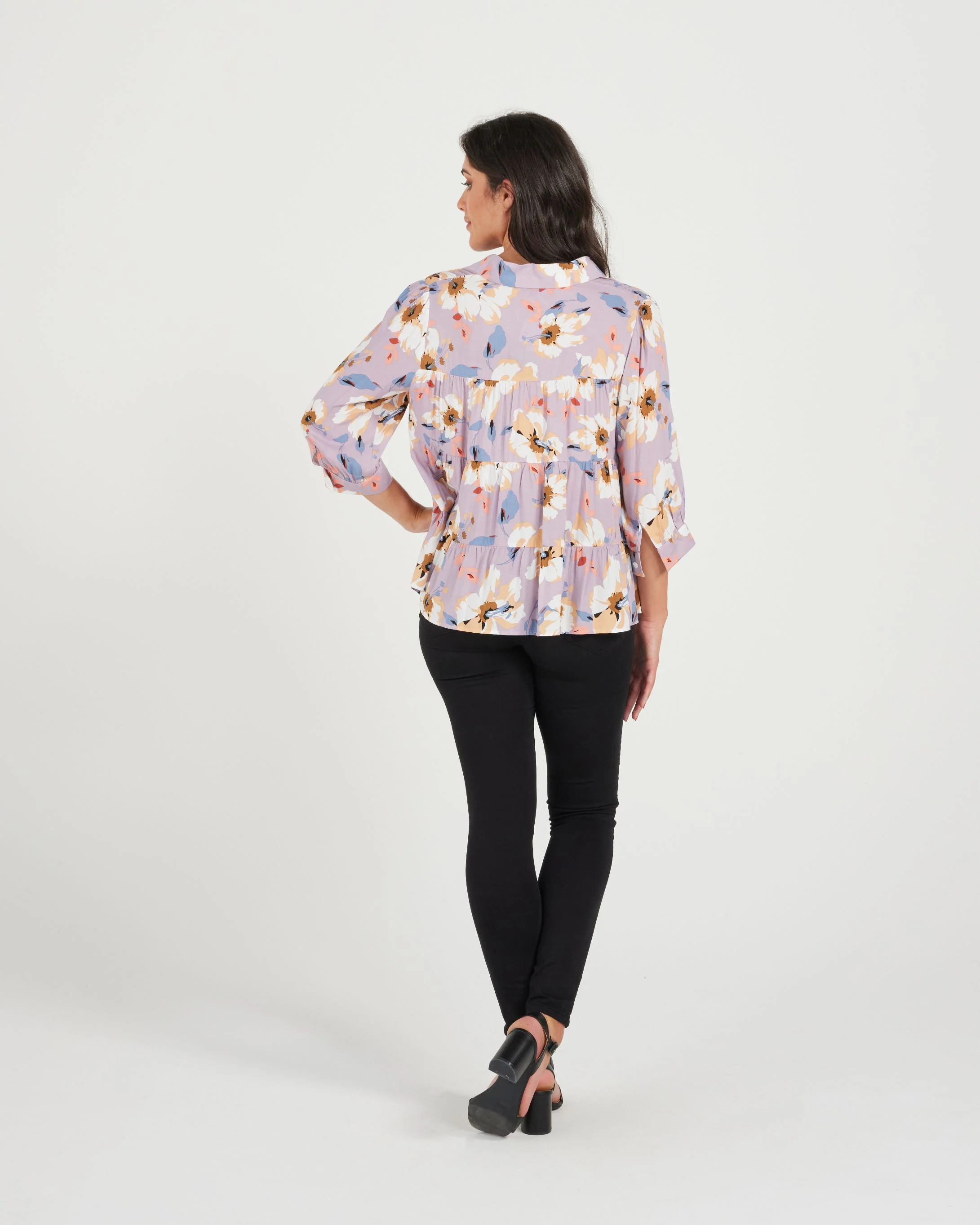 Zafina Ezra Top - Lilac - Image 4