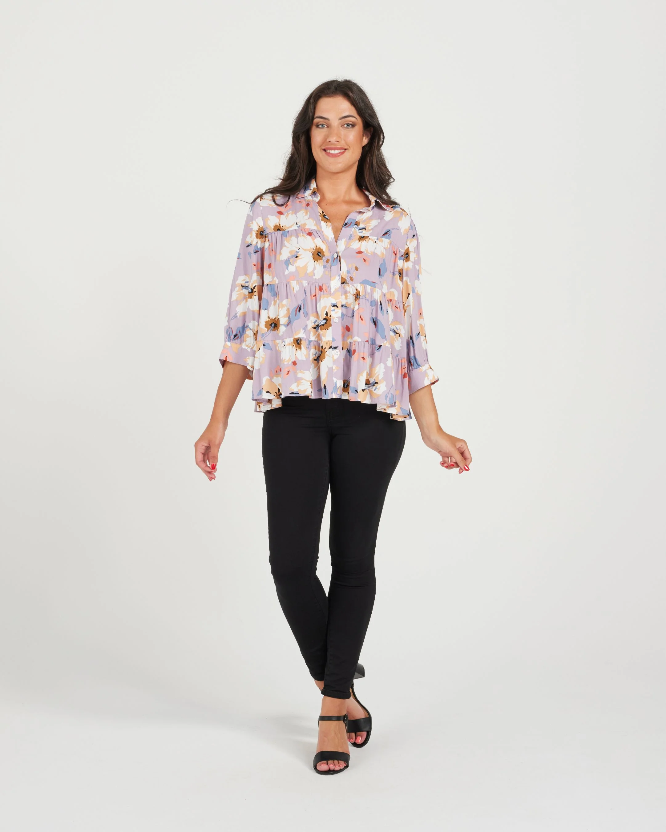 Zafina Ezra Top - Lilac - Image 5