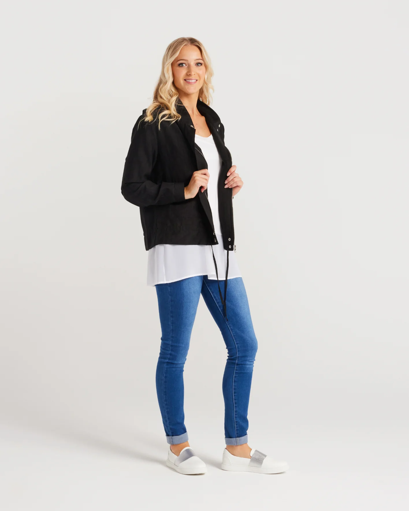 Zafina Flora Jacket Black - Image 5