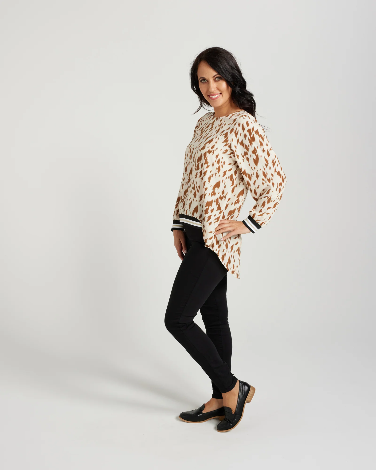 Zafina Havana Africa Camel Top - Image 4